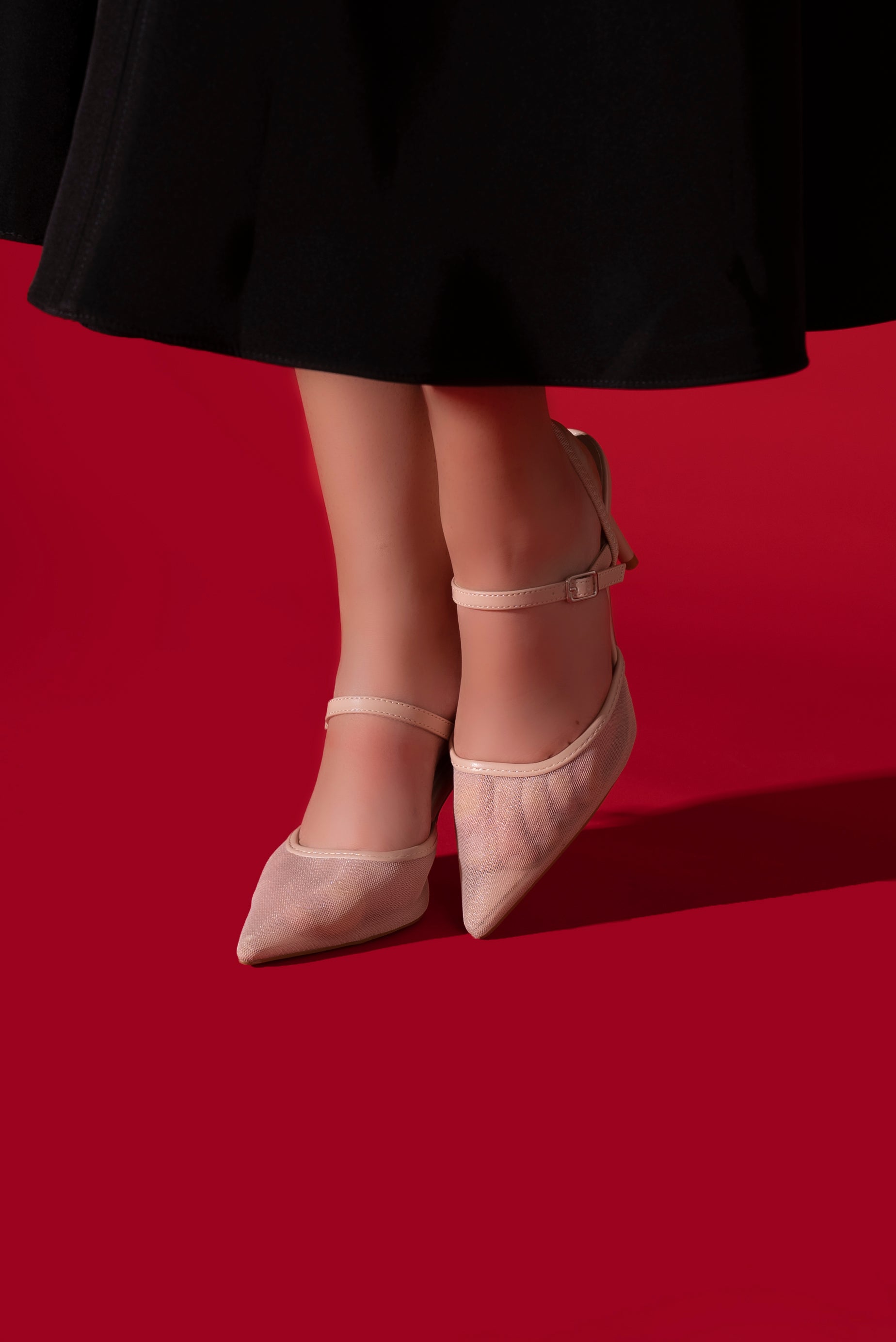 Escarpins à bride arrière - Chic minimaliste en transparence