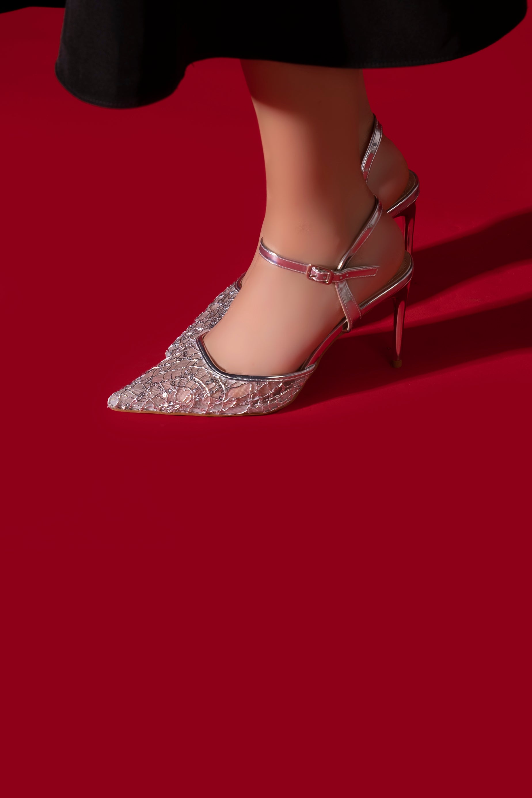 Escarpins en dentelle Raffinée - Glamour Absolu