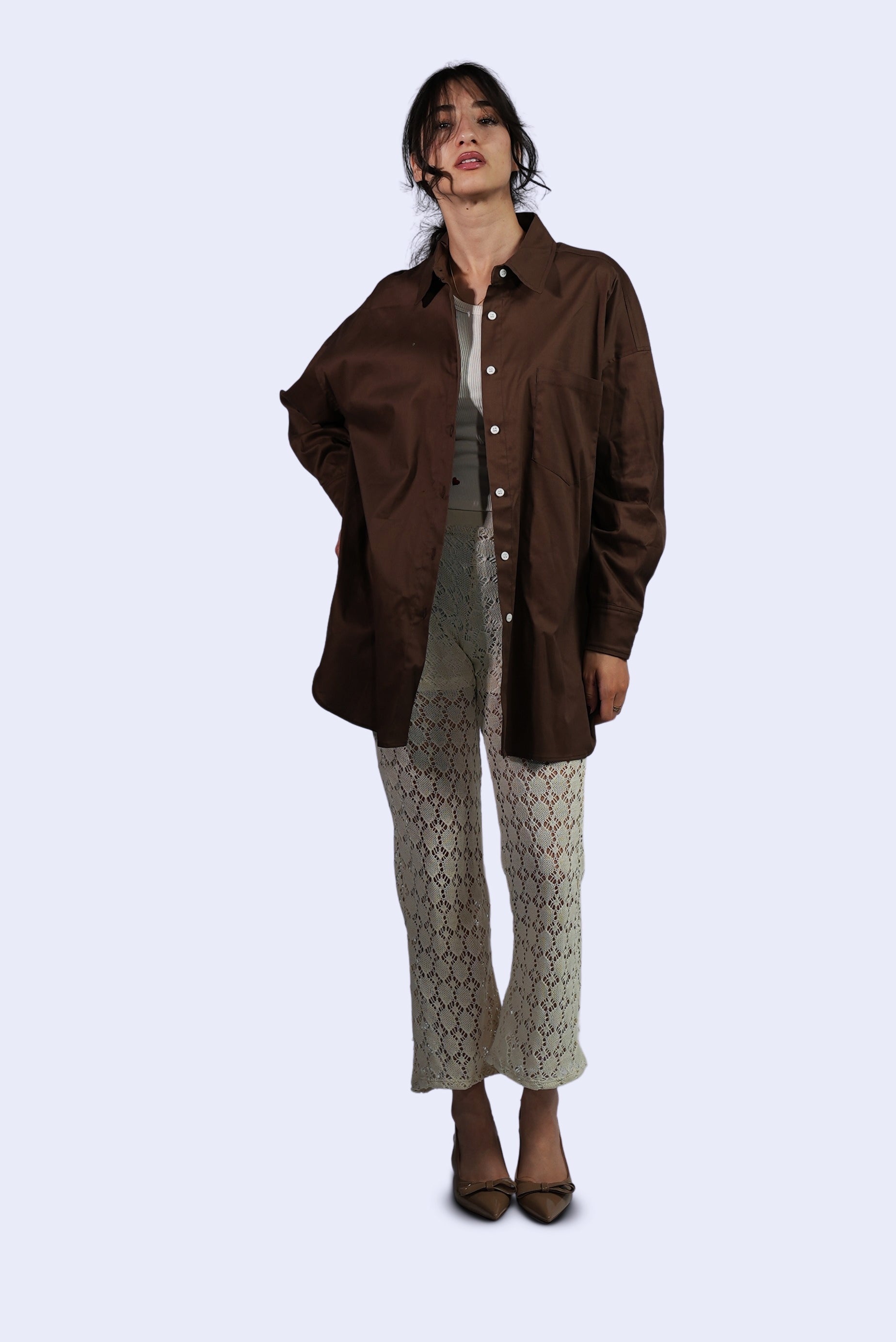 Pantalon en dentelle