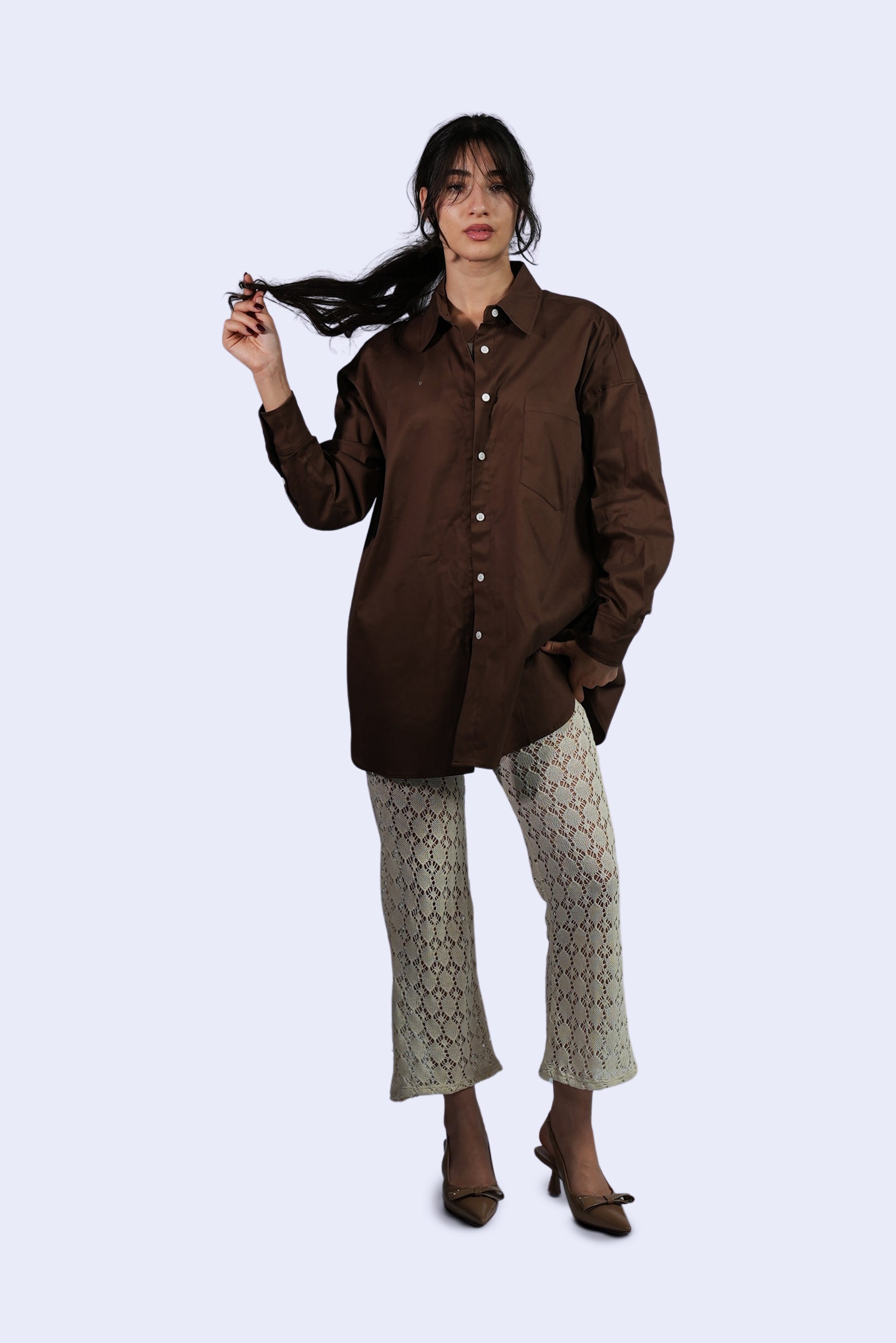 Pantalon en dentelle