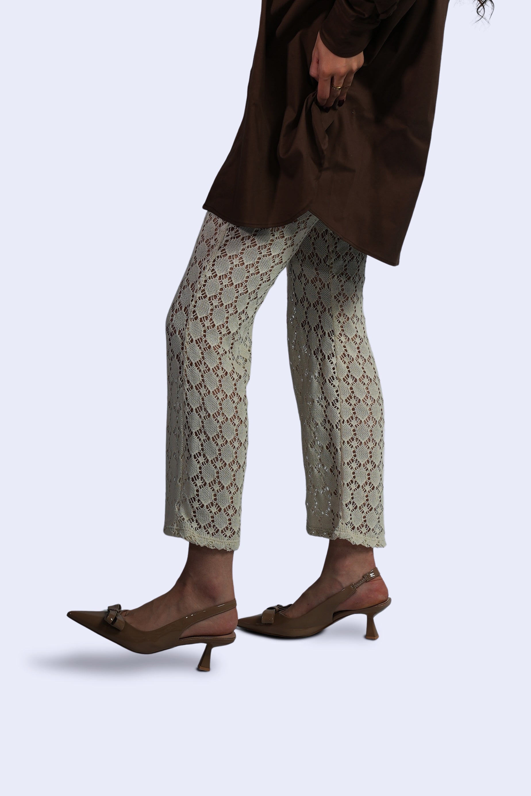 Pantalon en dentelle