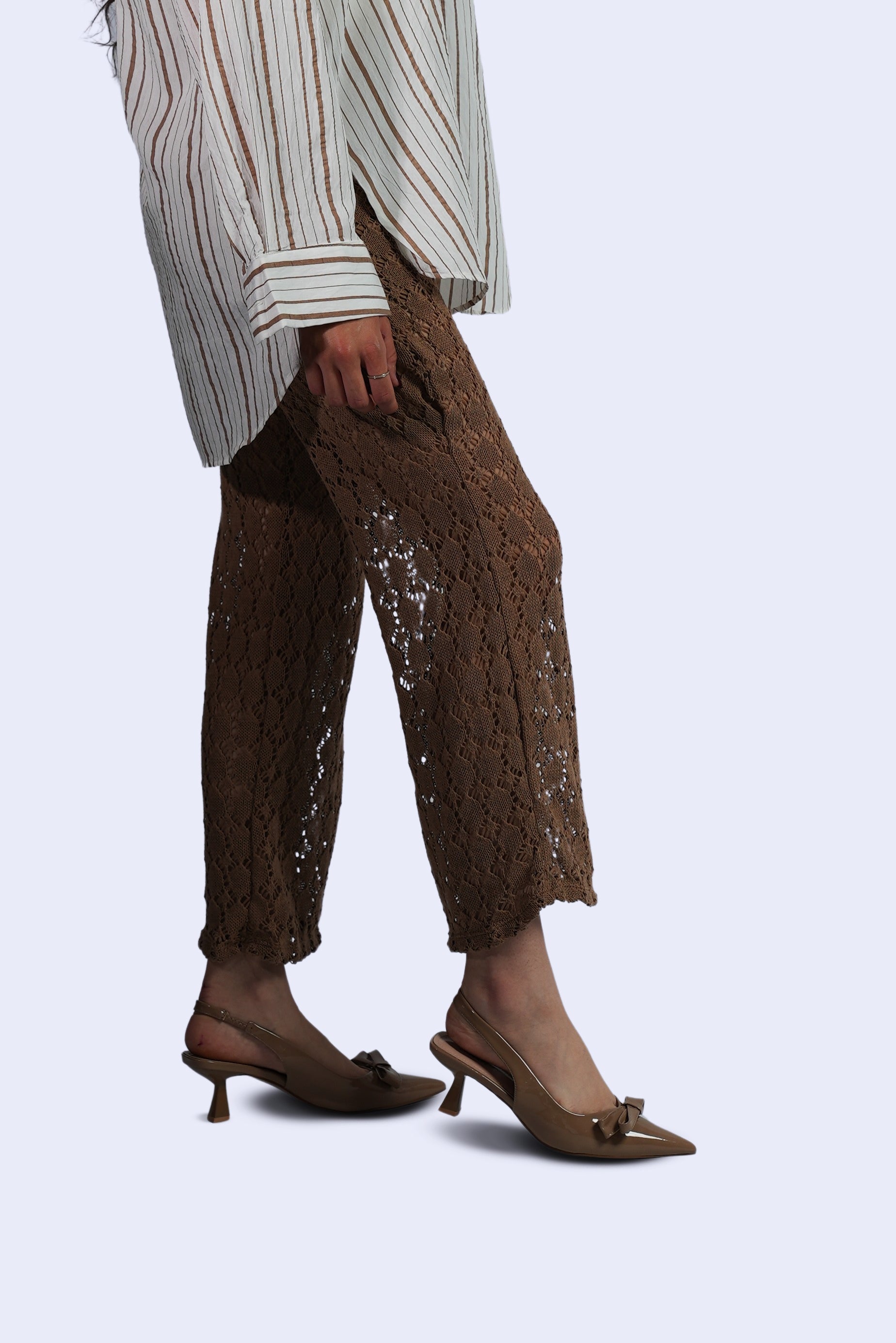 Pantalon en dentelle