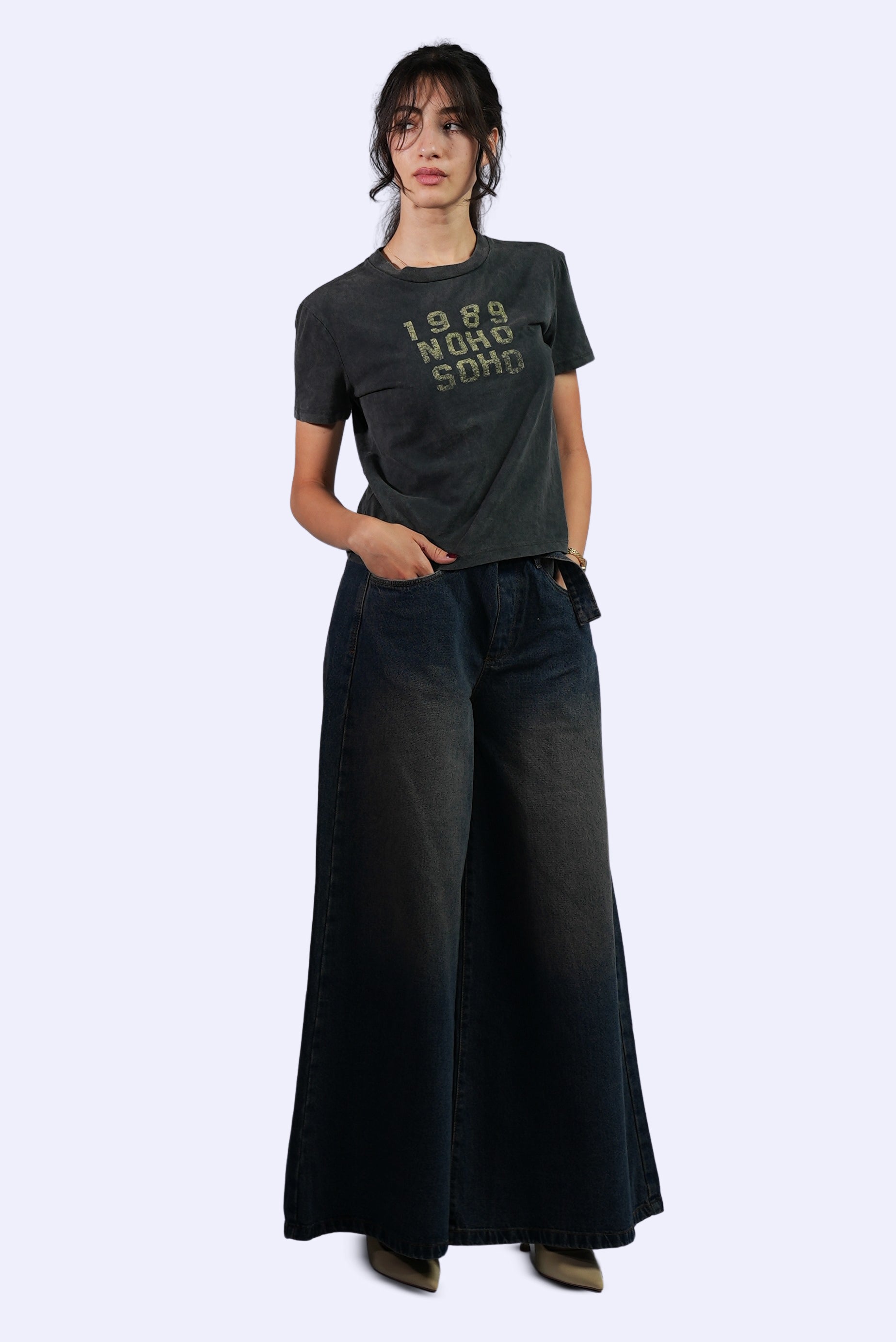 T-shirt noir '1989 NOHO SOHO'