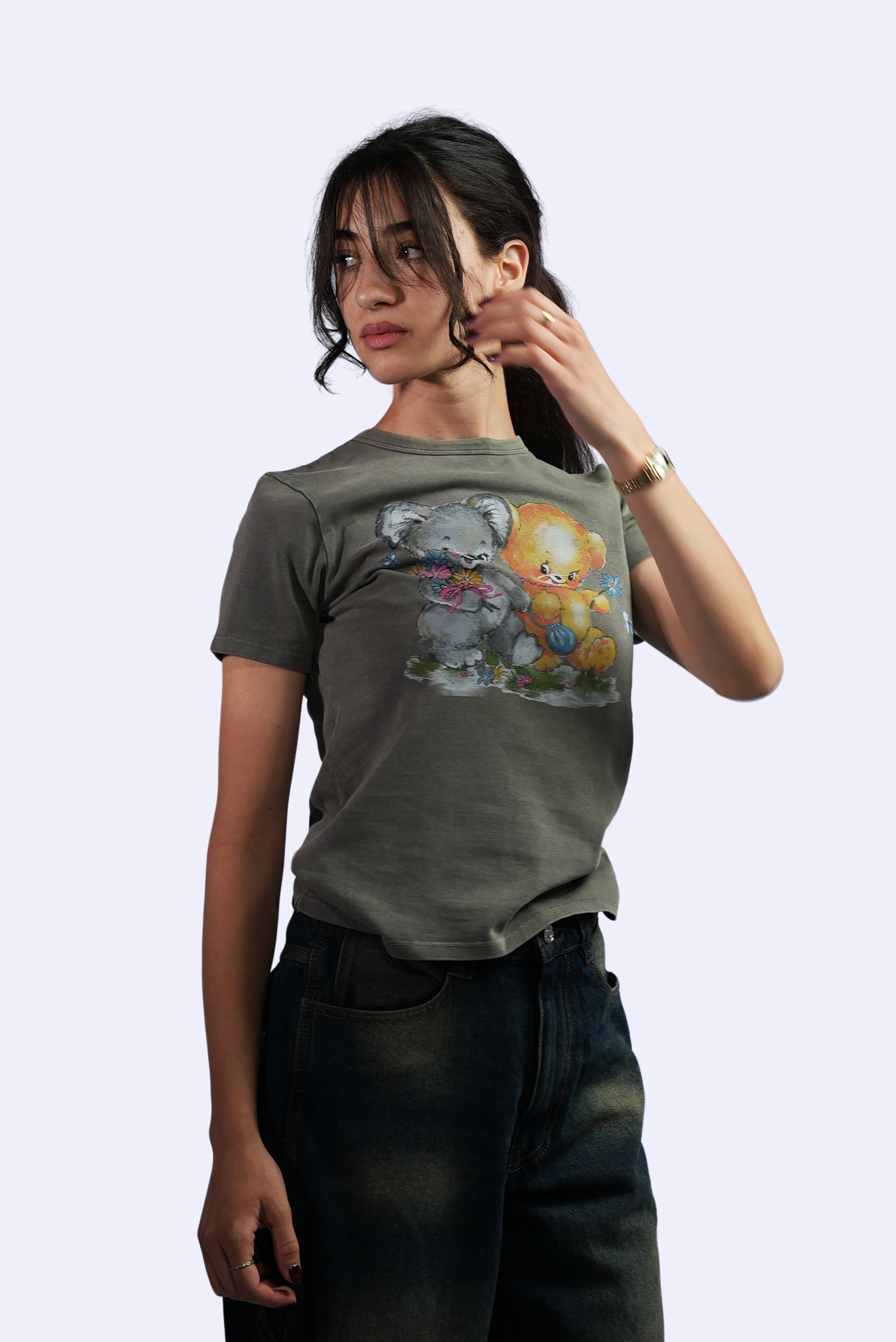 T-shirt  à imprimé oursons