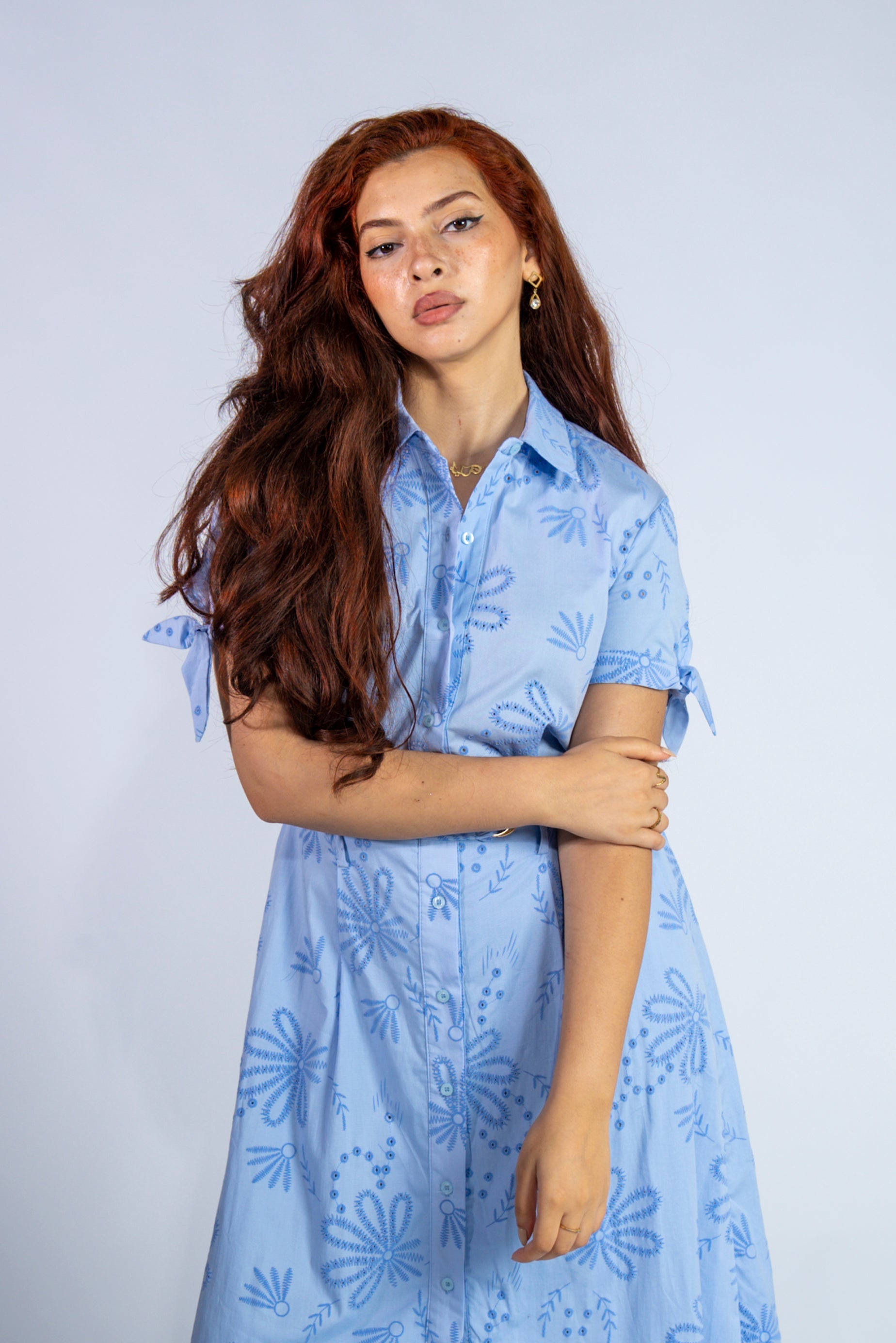 Robe chemise imprimée