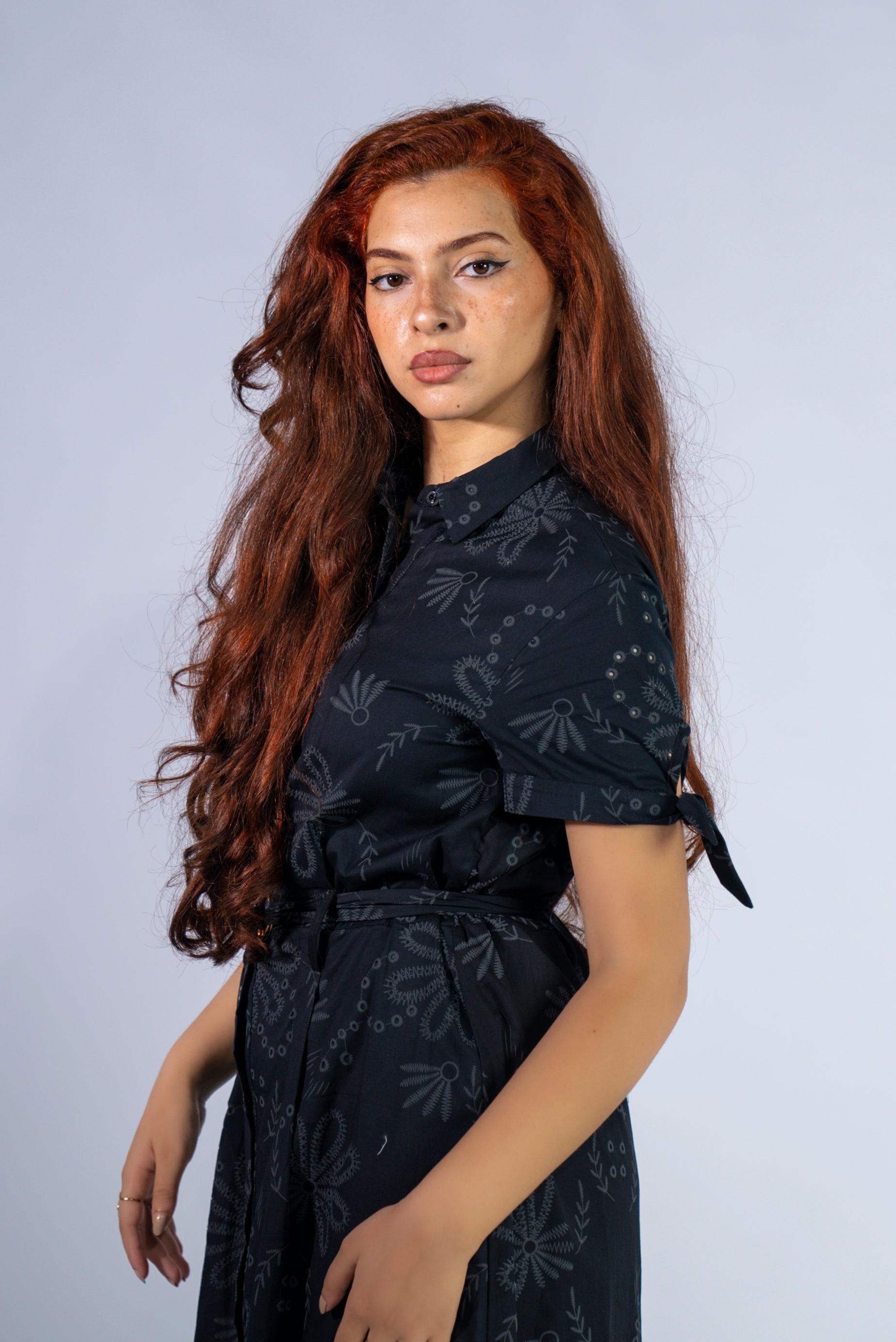 Robe chemise imprimée