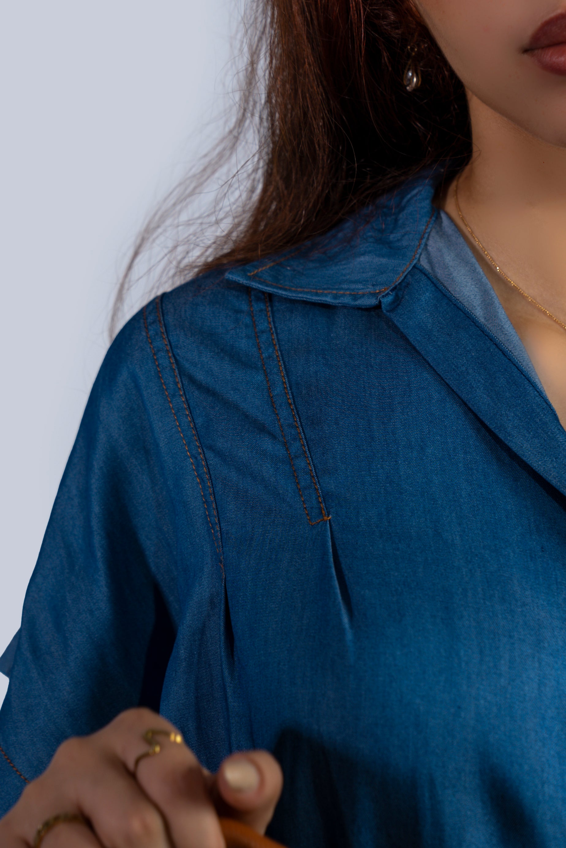 robe chemise en jeans