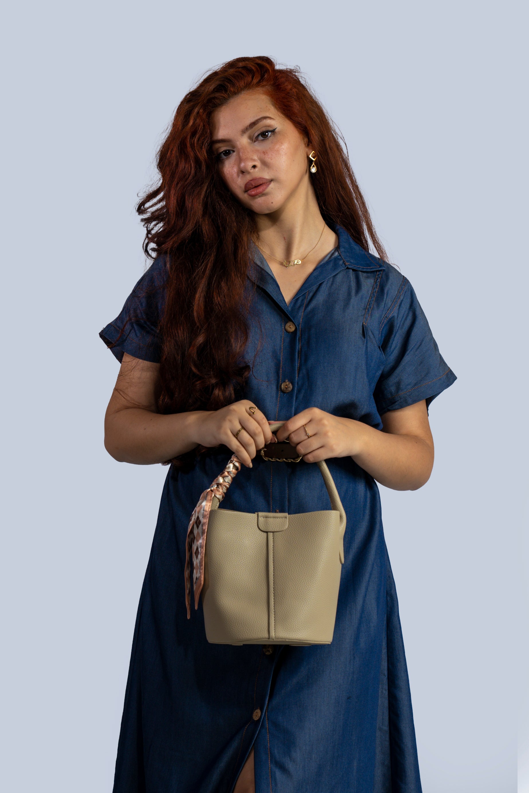 Sac seau texturé