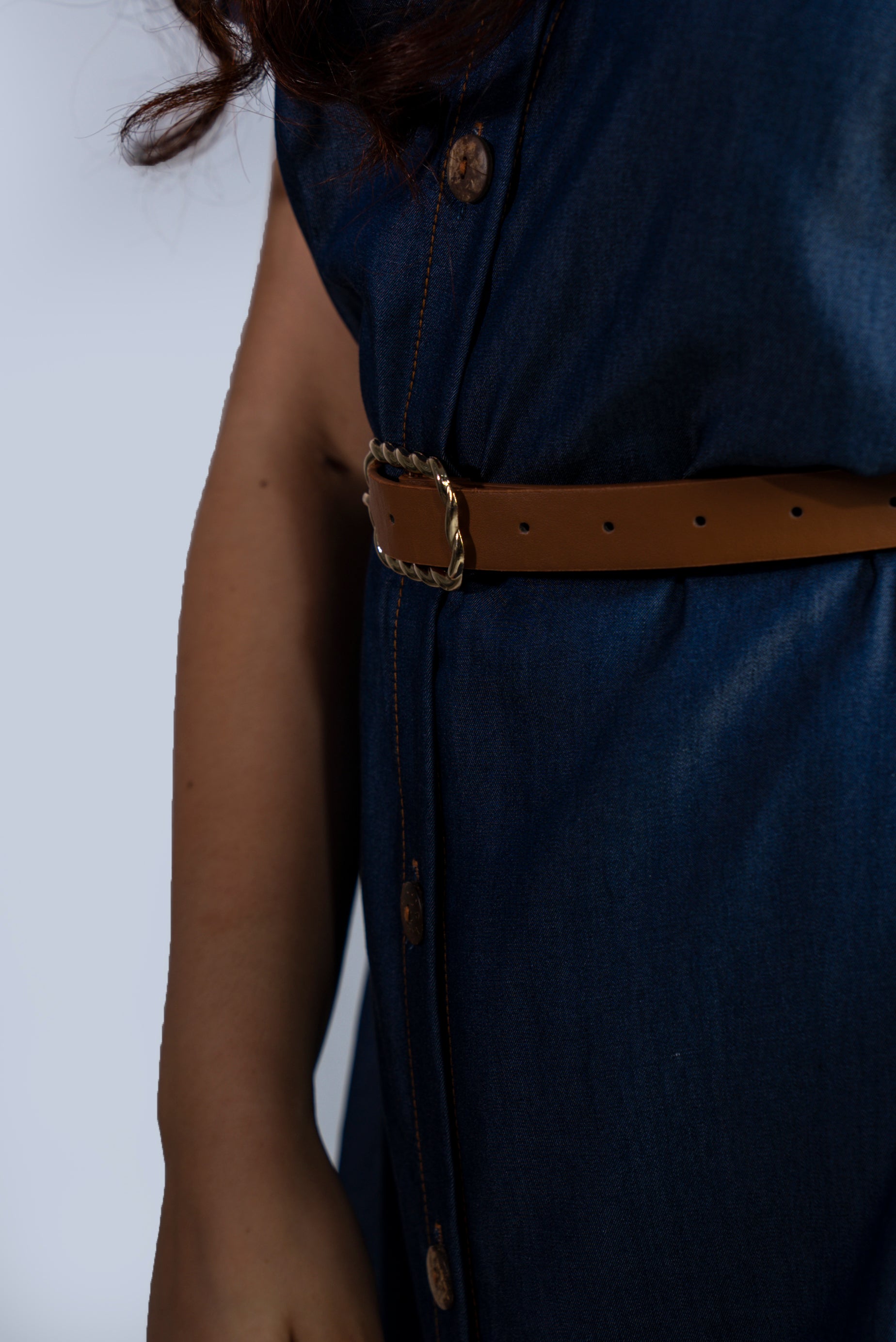 robe chemise en jeans