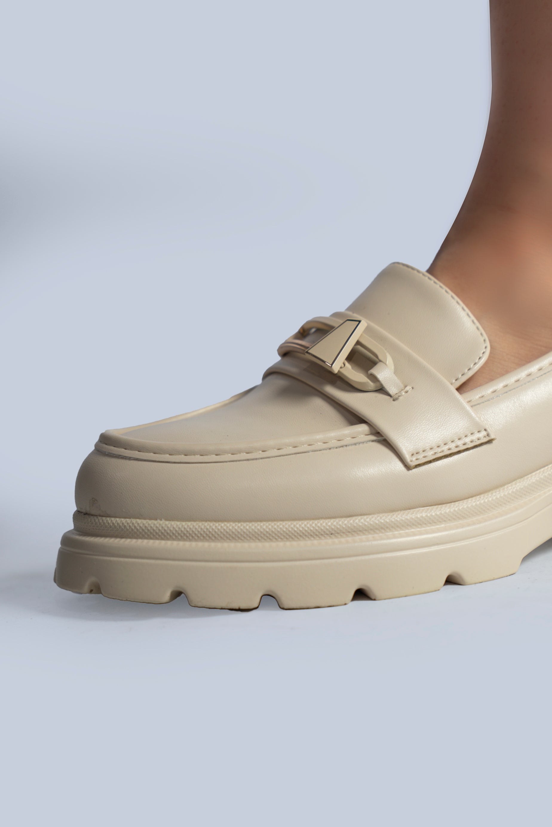 mocassin crème
