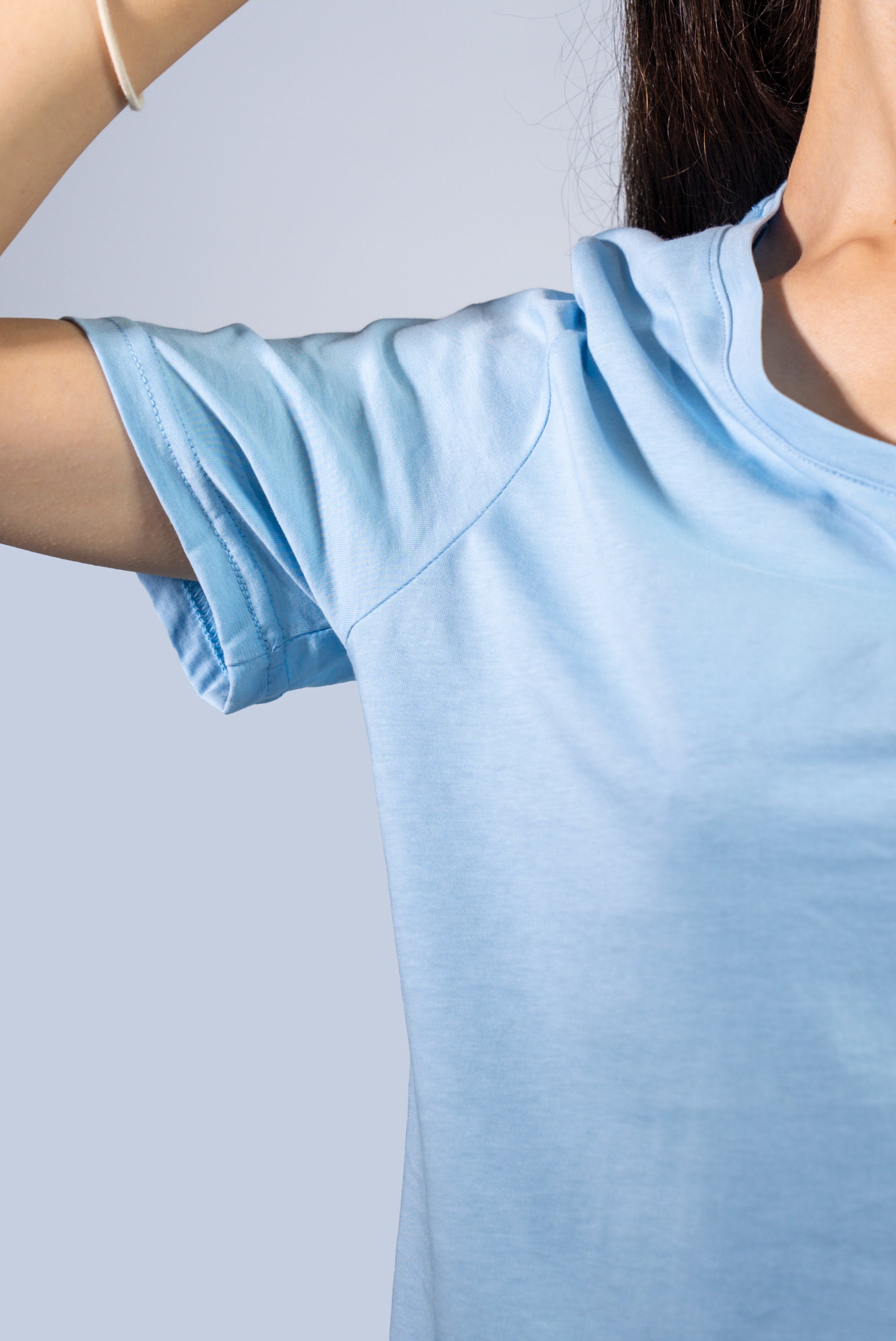 T-shirt col V  uni