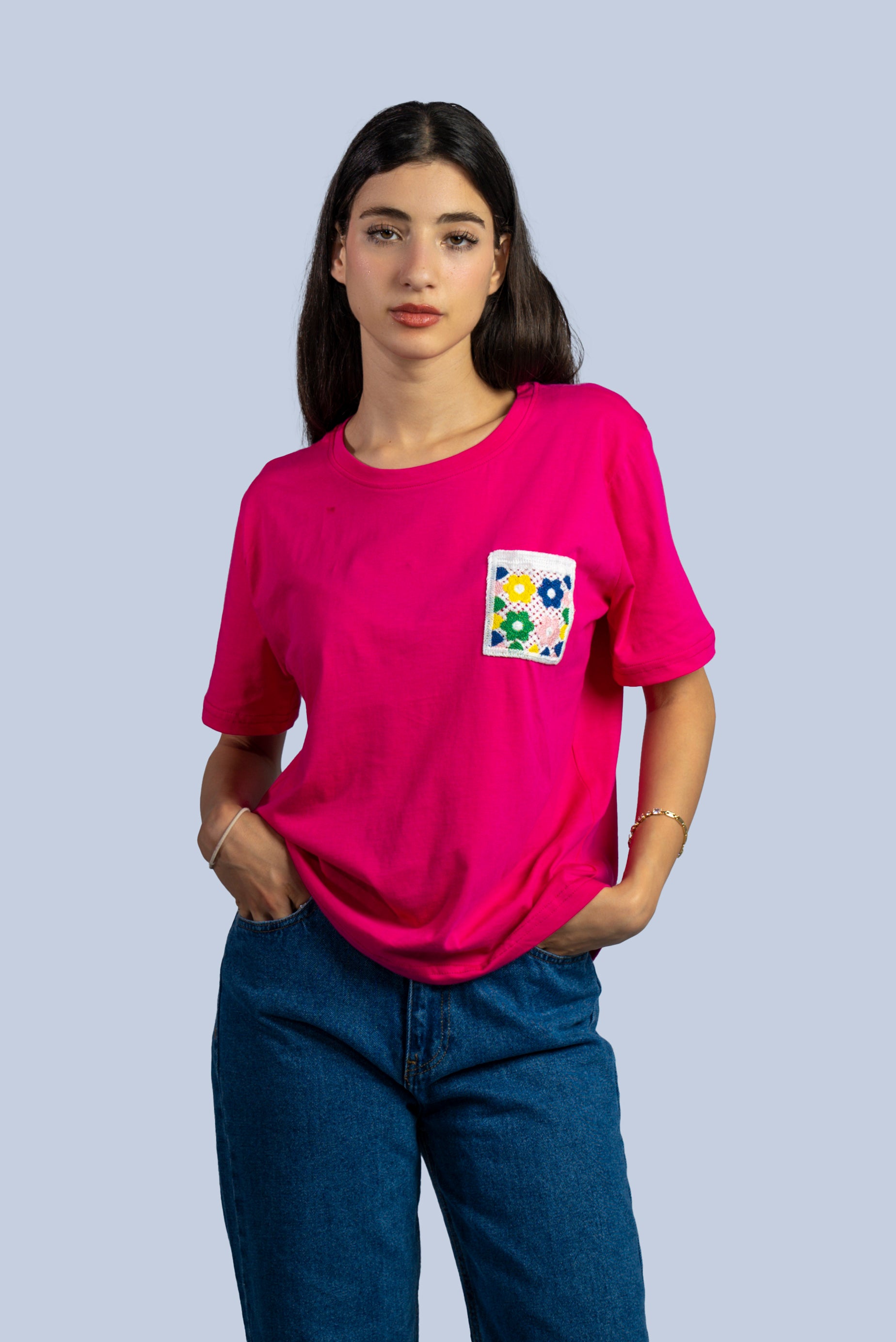T-shirt  simple avec poche