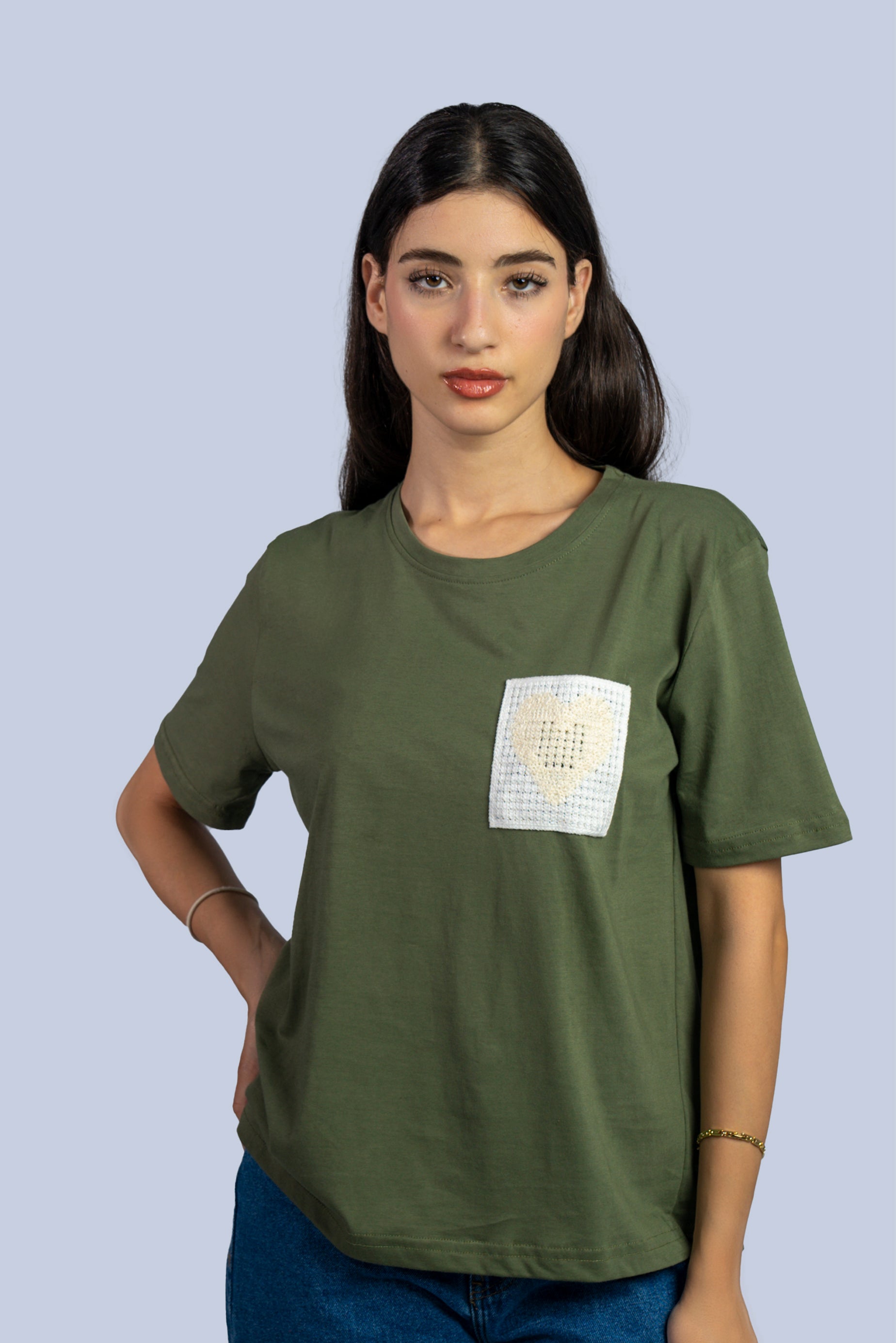 T-shirt  simple avec poche