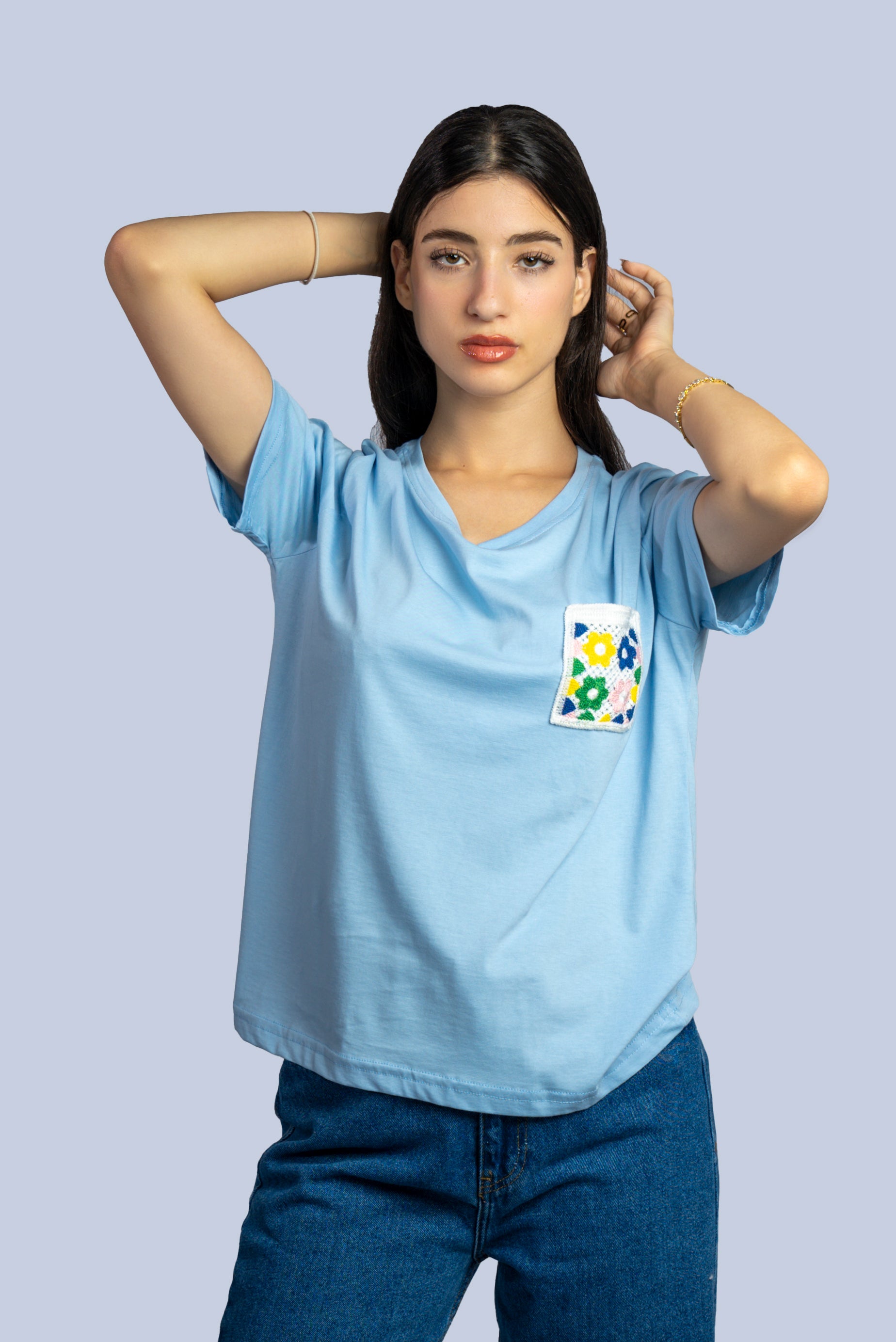T-shirt  simple avec poche