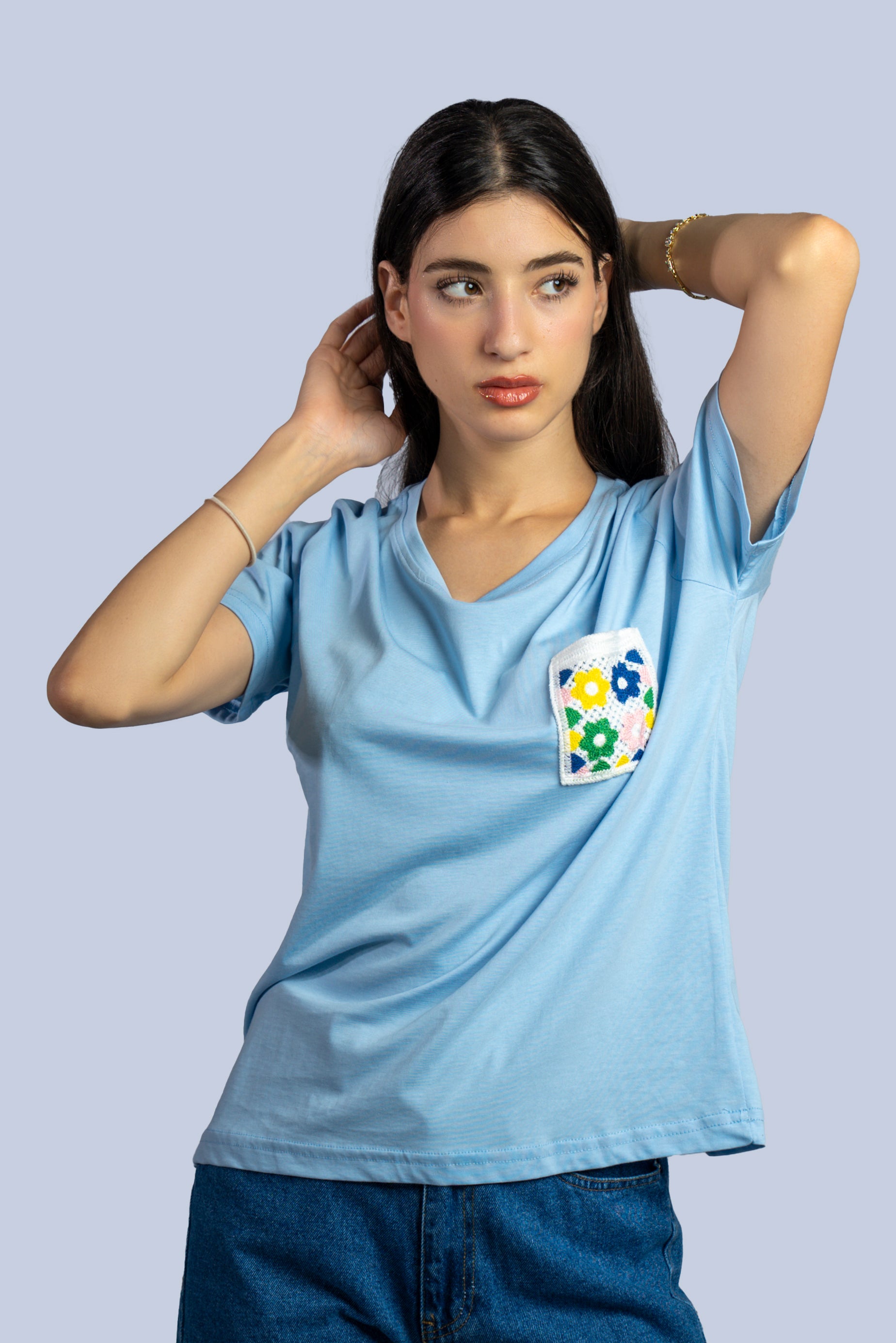 T-shirt  simple avec poche