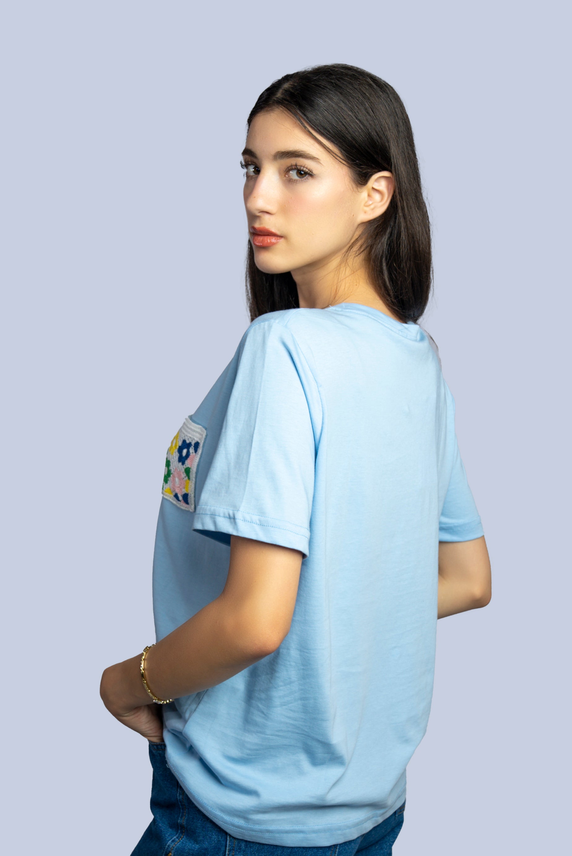T-shirt  simple avec poche