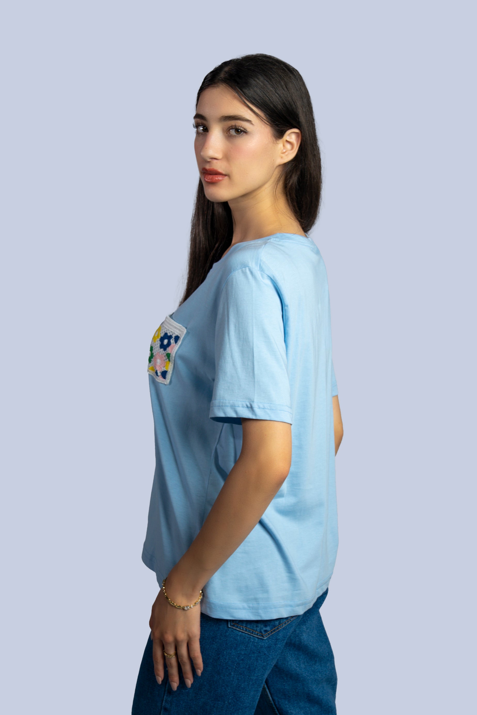 T-shirt  simple avec poche