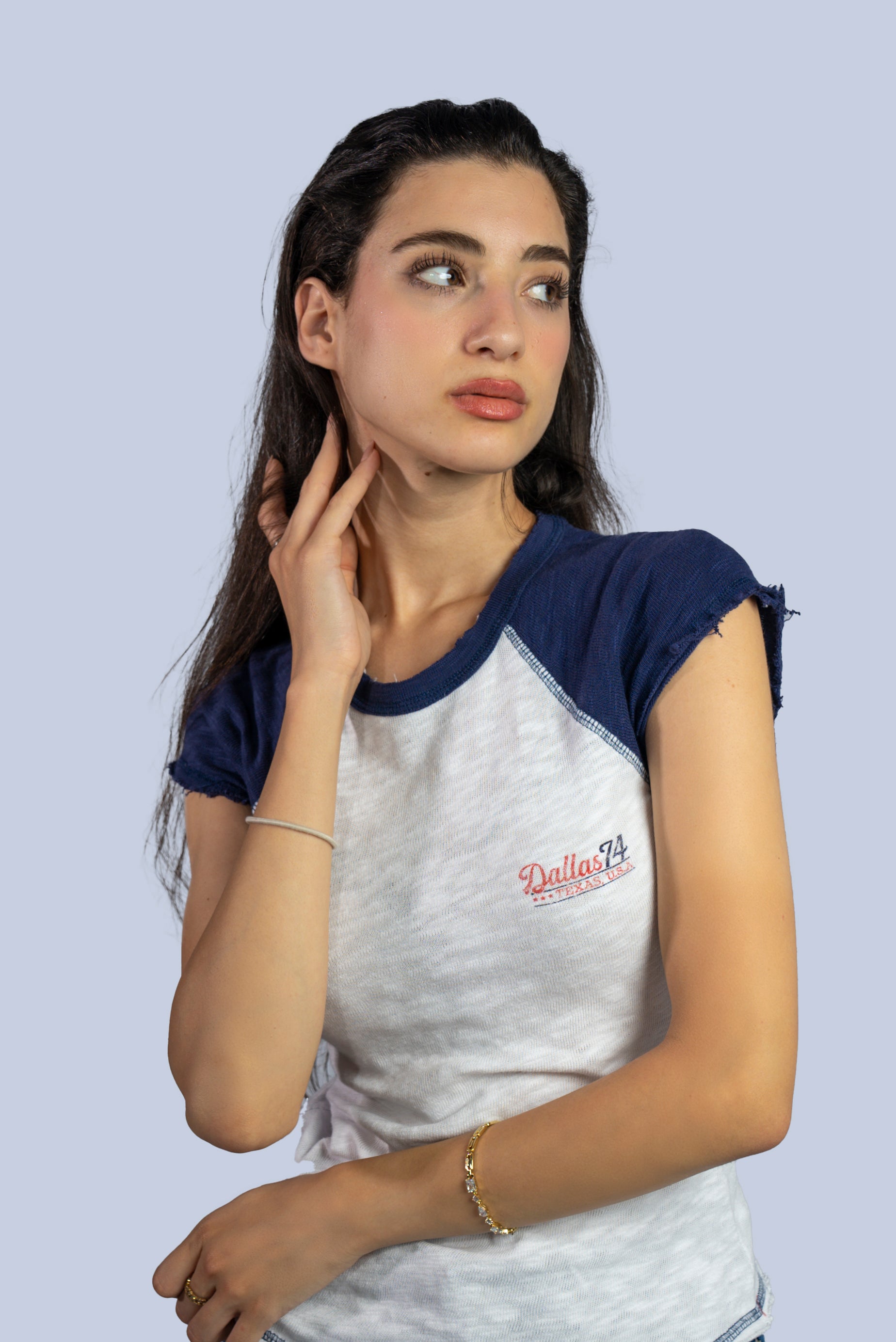 T-shirt raglan bicolore