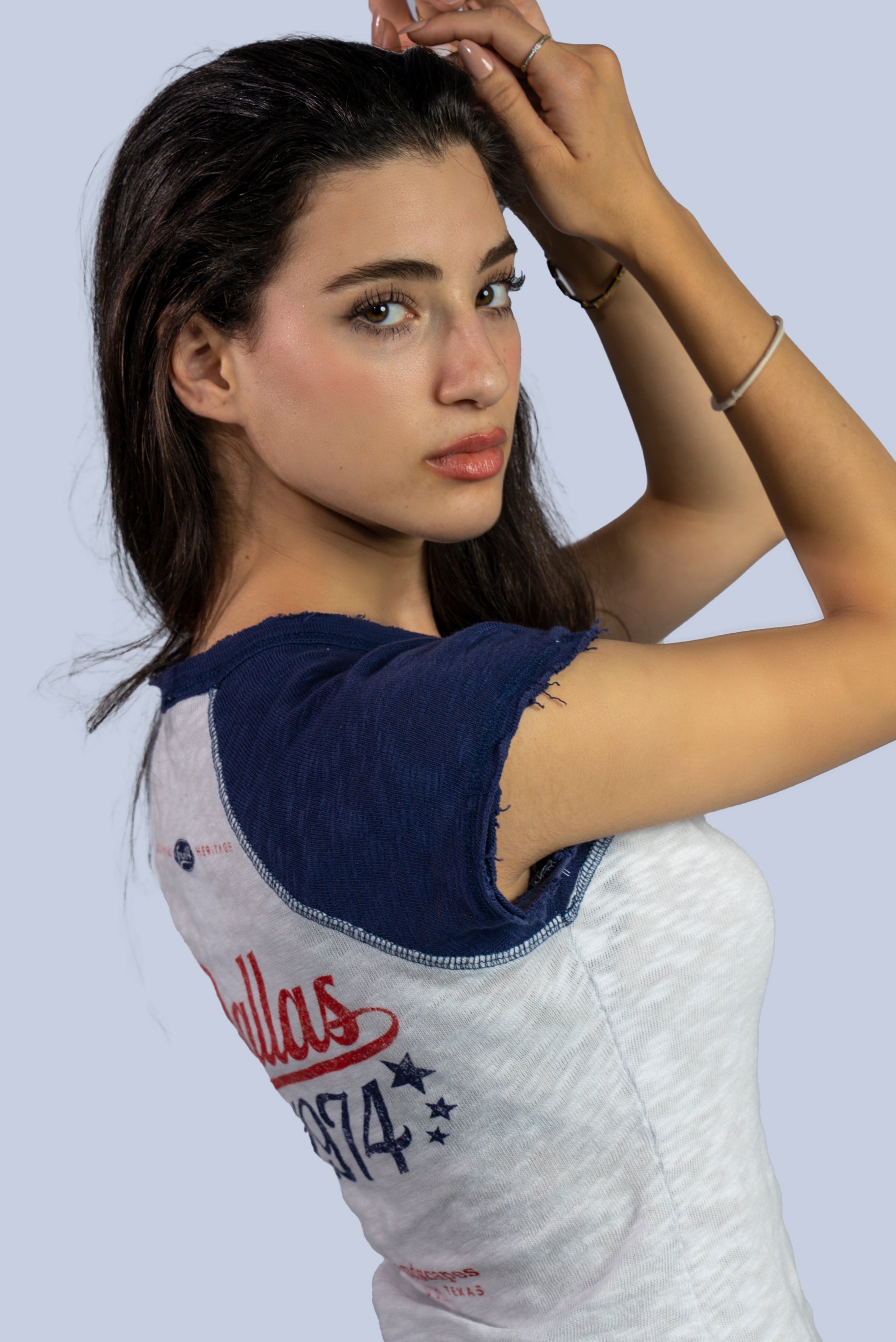 T-shirt raglan bicolore
