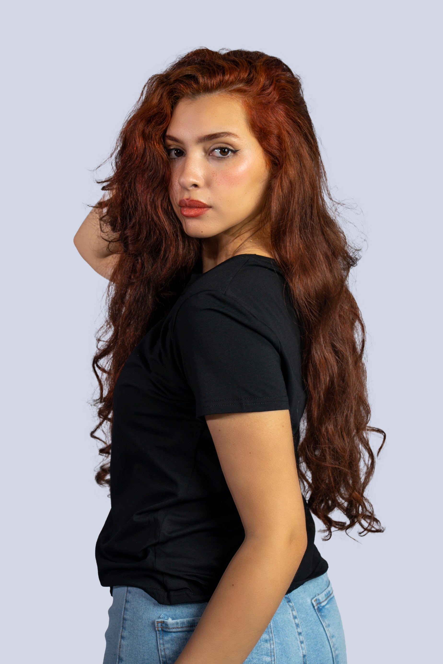T-shirt avec faon brodé et perles
