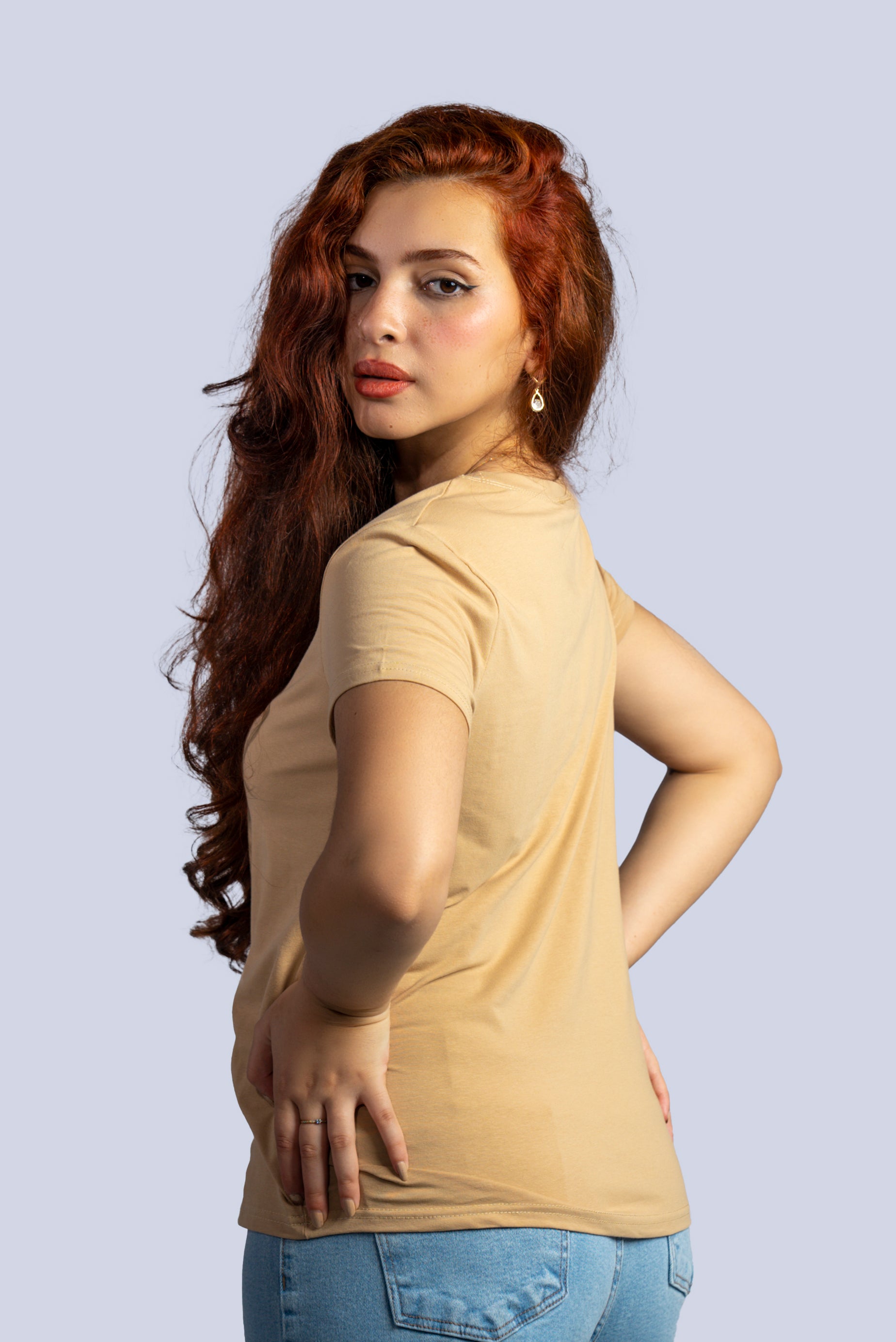 T-shirt avec faon brodé et perles