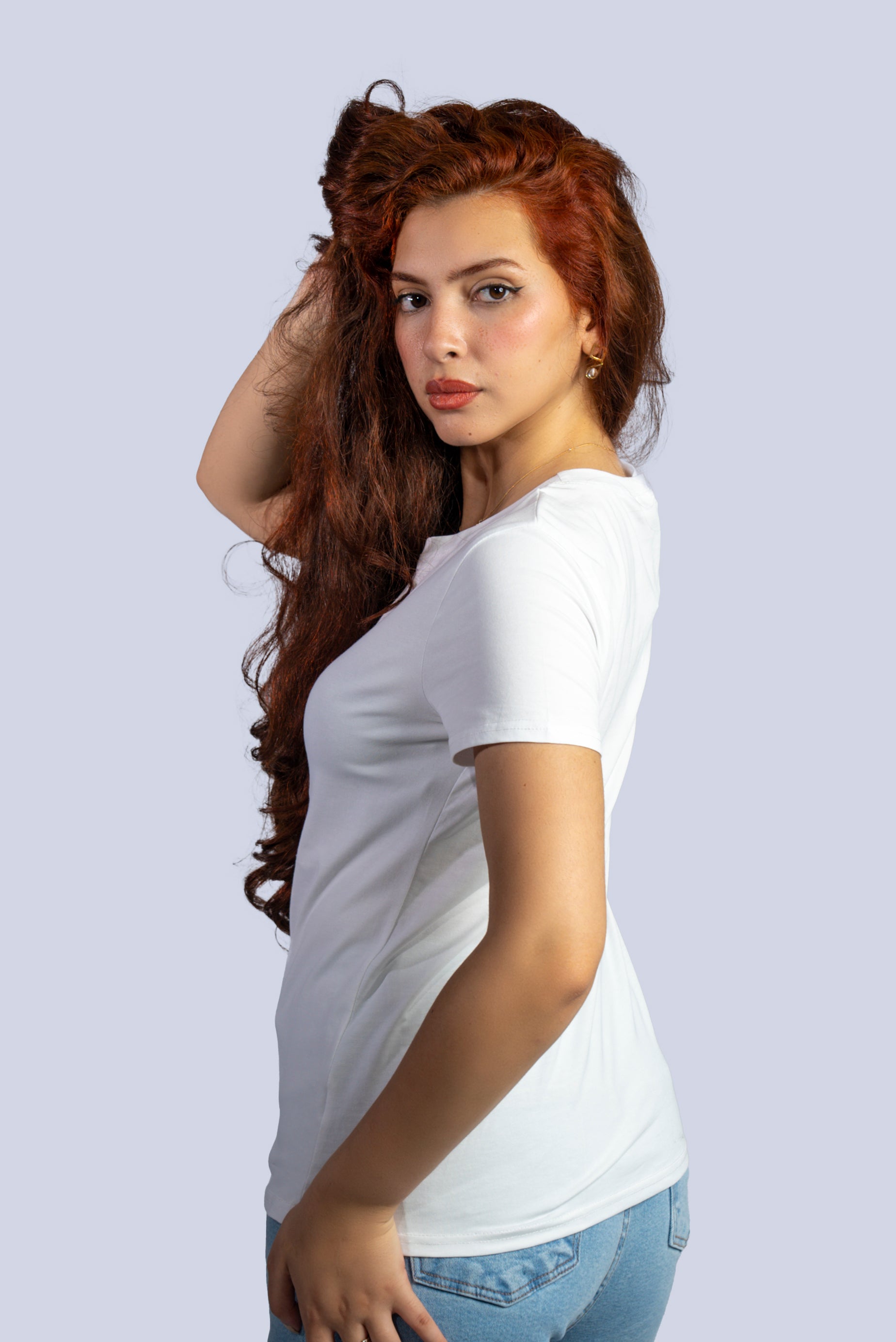 T-shirt avec faon brodé et perles