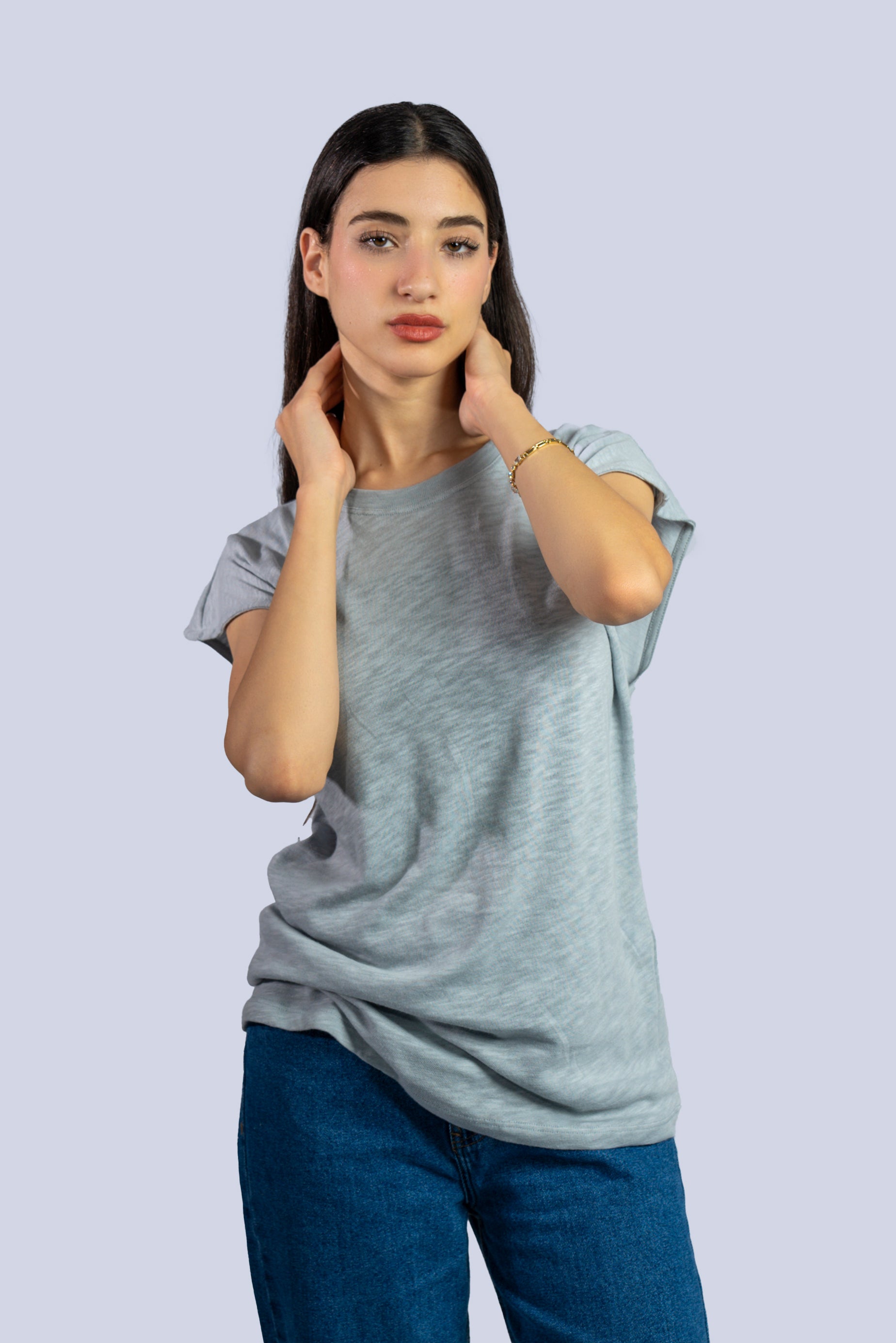 T-shirt oversize en coton doux