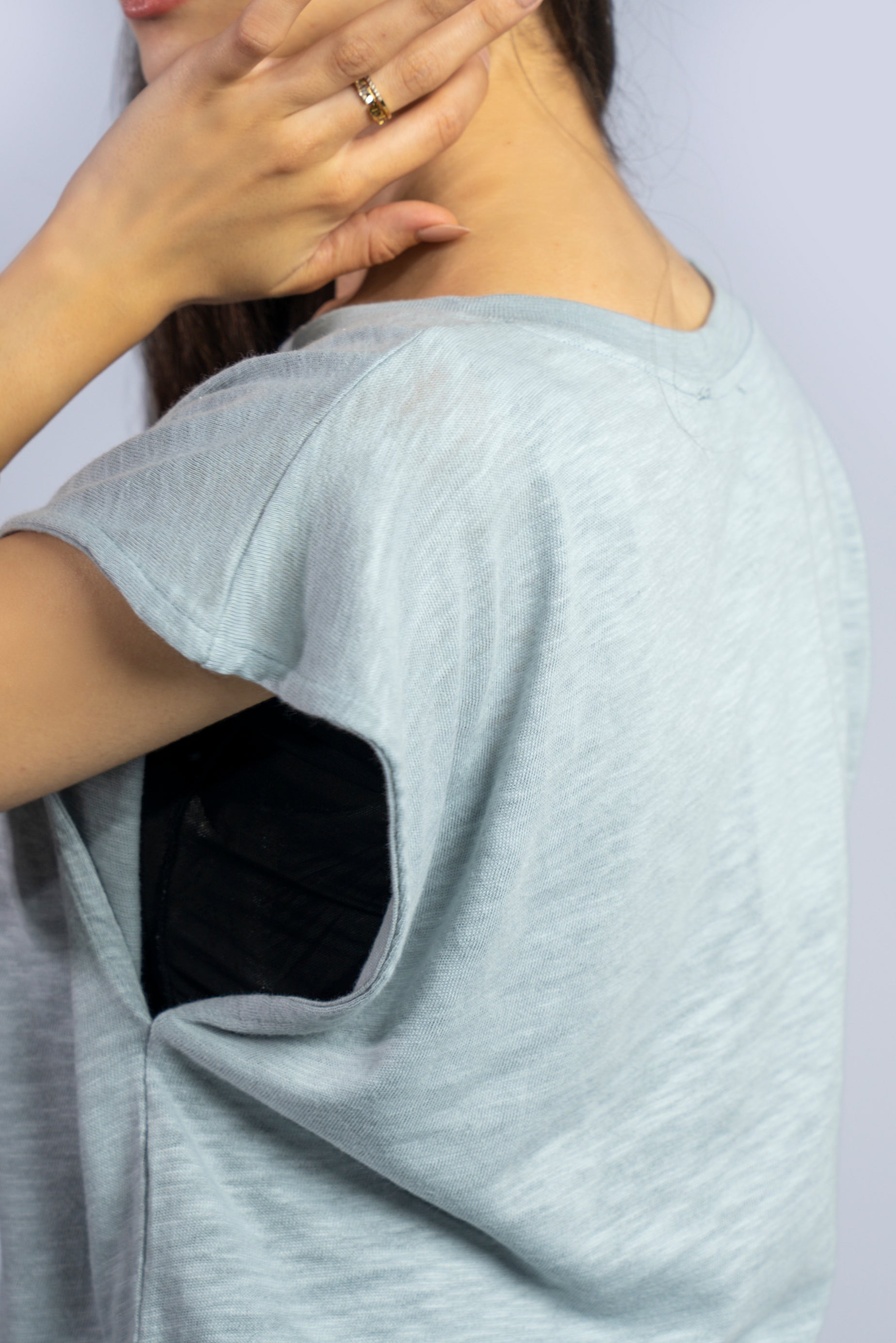 T-shirt oversize en coton doux
