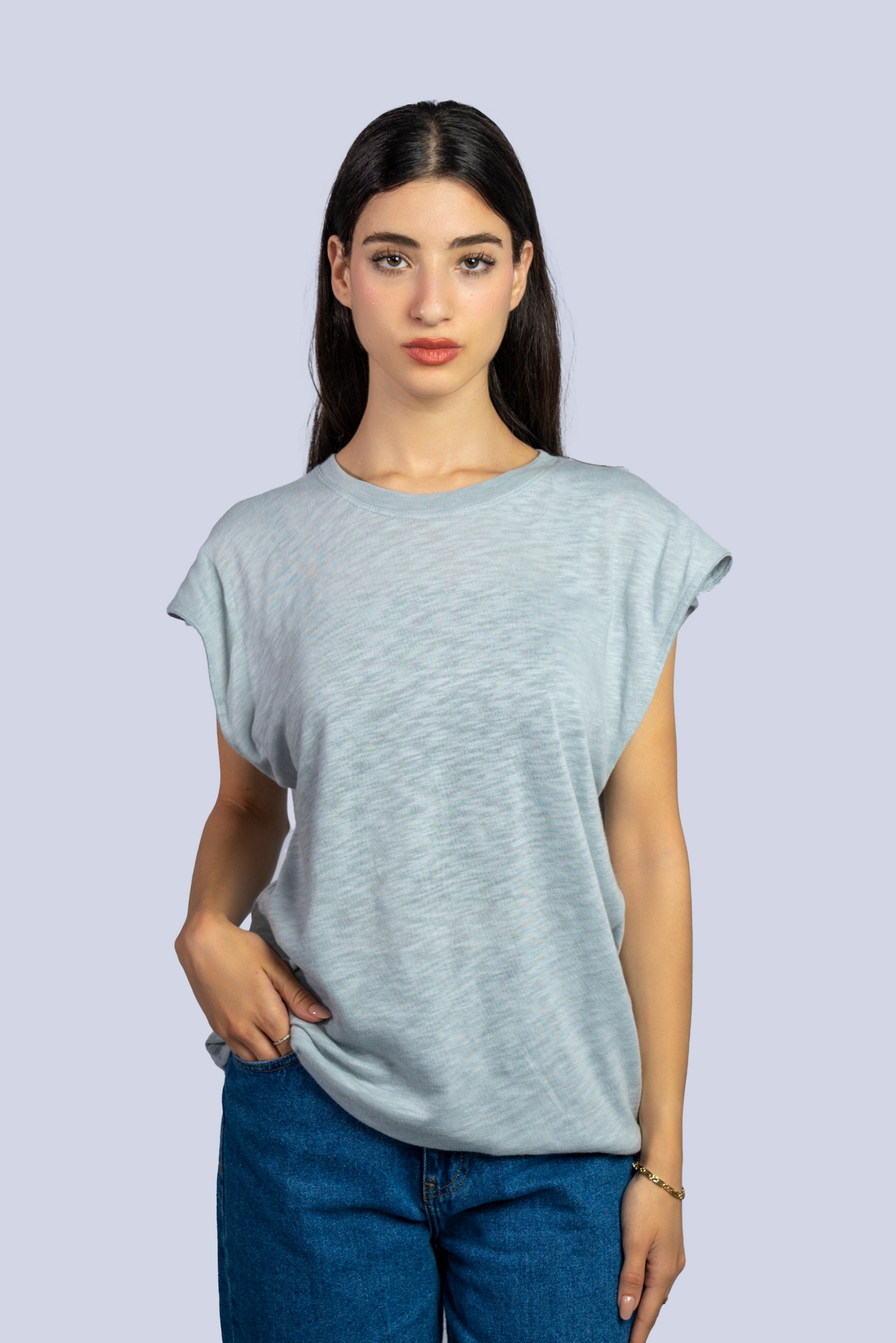 T-shirt oversize en coton doux