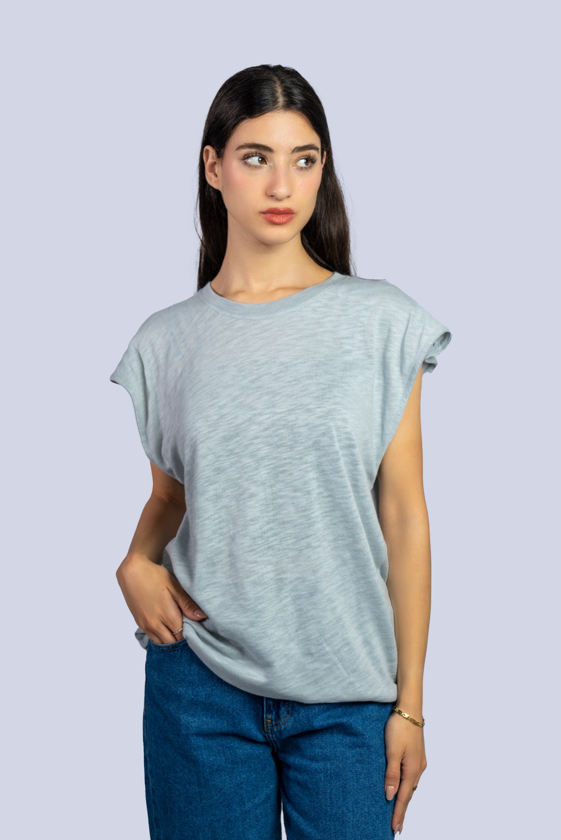 T-shirt oversize en coton doux