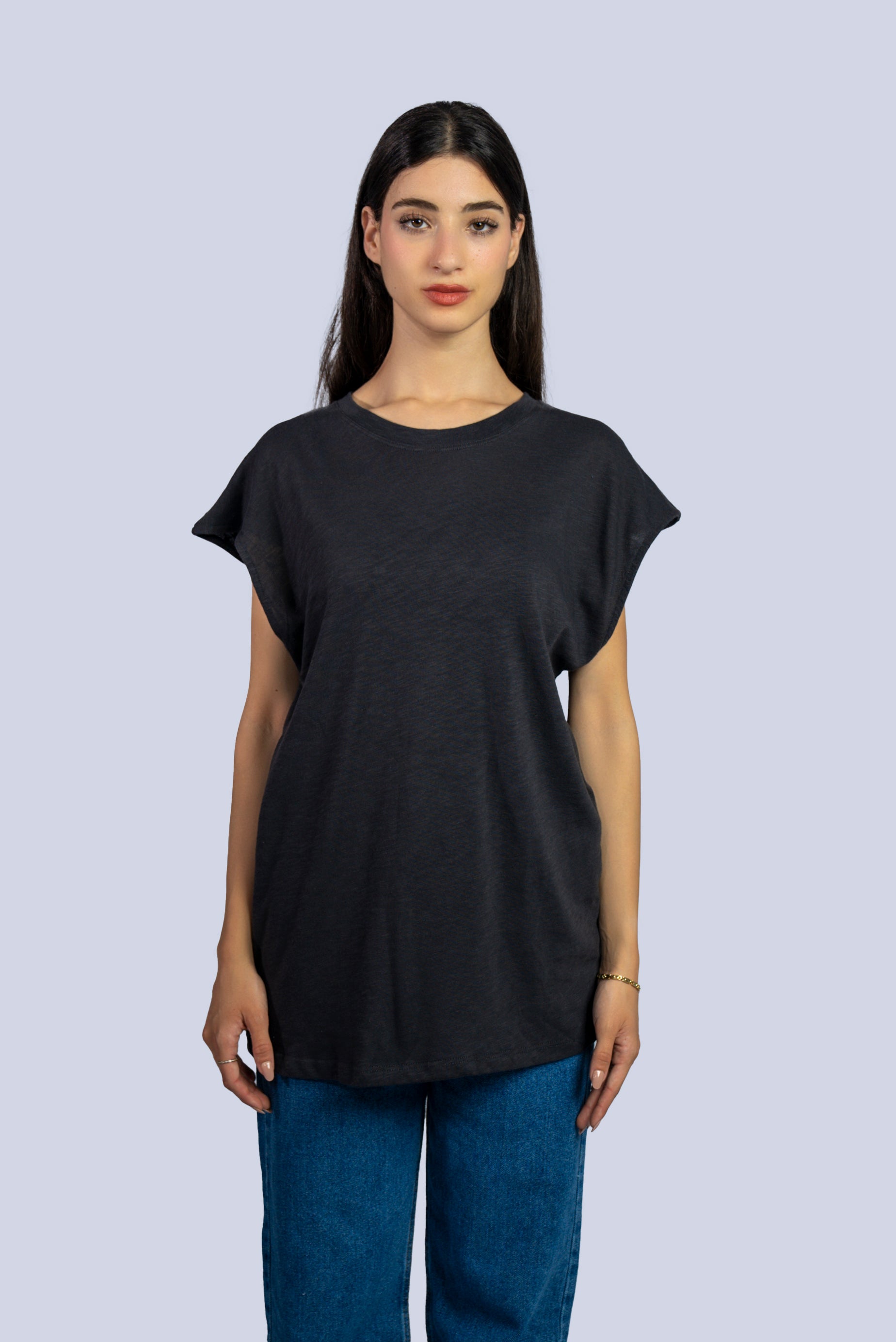 T-shirt oversize en coton doux