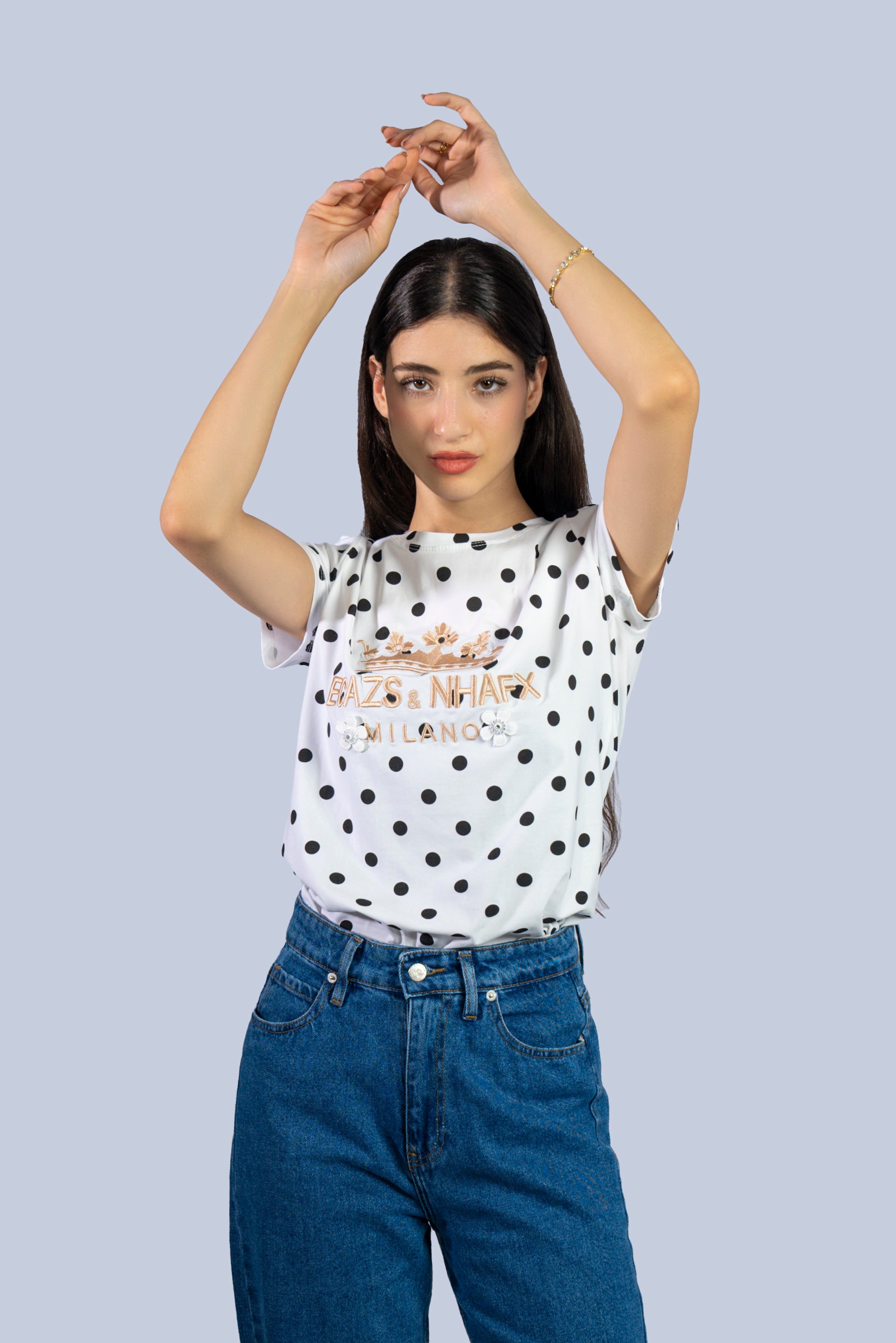 T-shirt oversize en coton doux