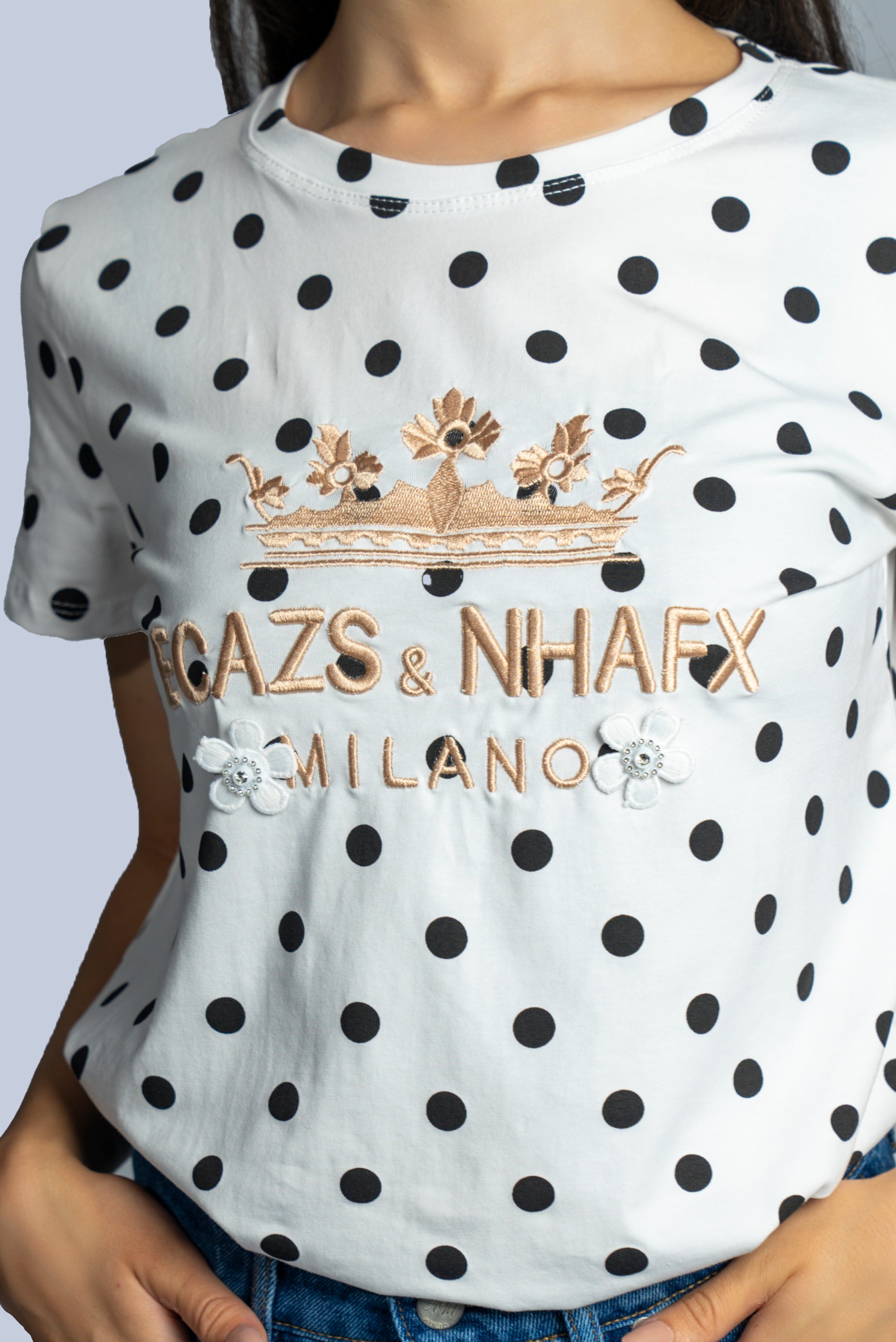 T-shirt oversize en coton doux