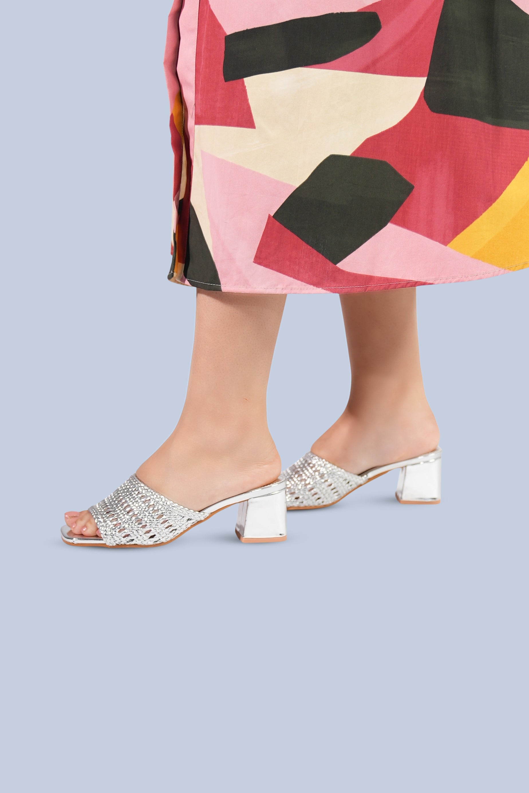 mule avec bande tressée