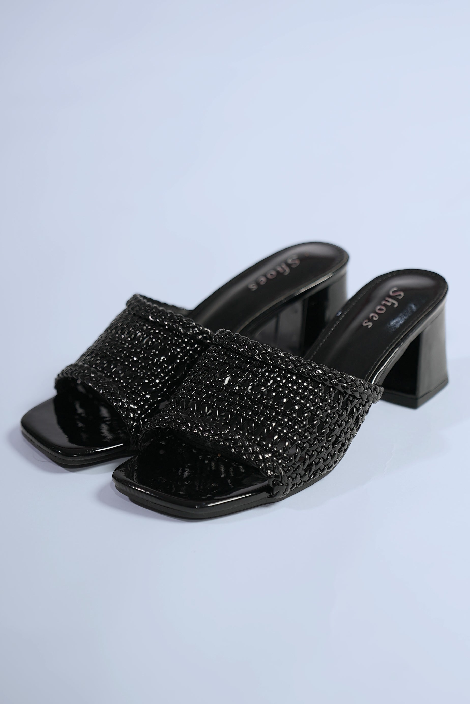 mule avec bande tressée
