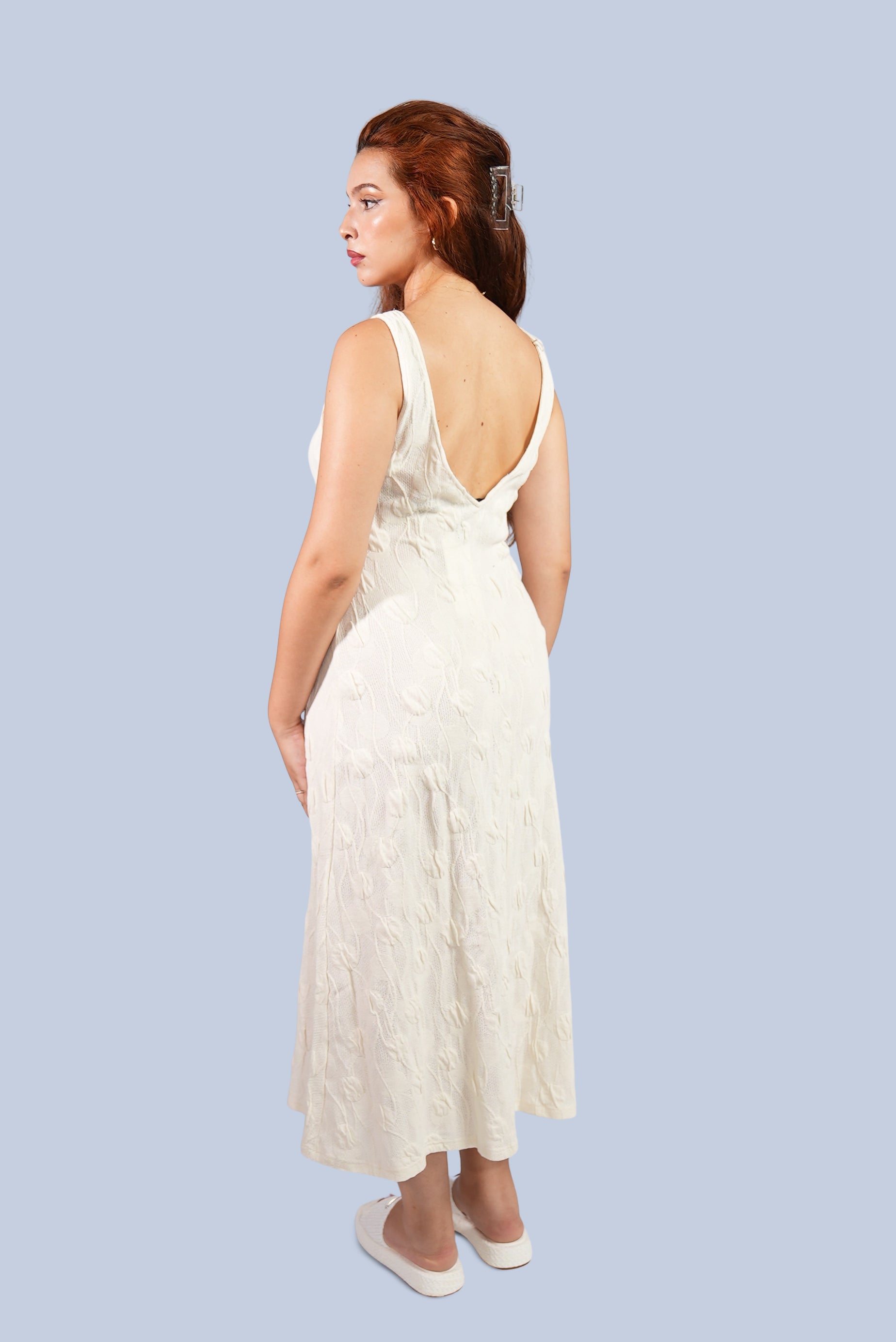 robe longue en maille