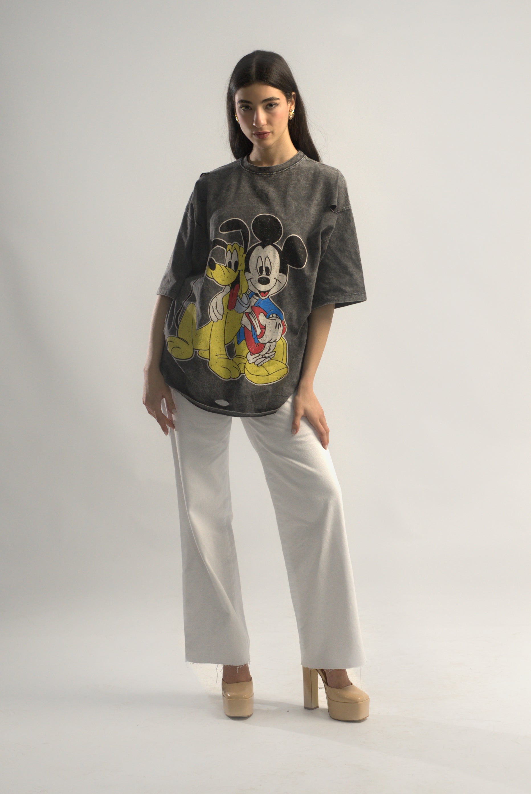 Disney Mickey and Minnie mouse T-shirt femme ( RS T-SHIRT 24381)