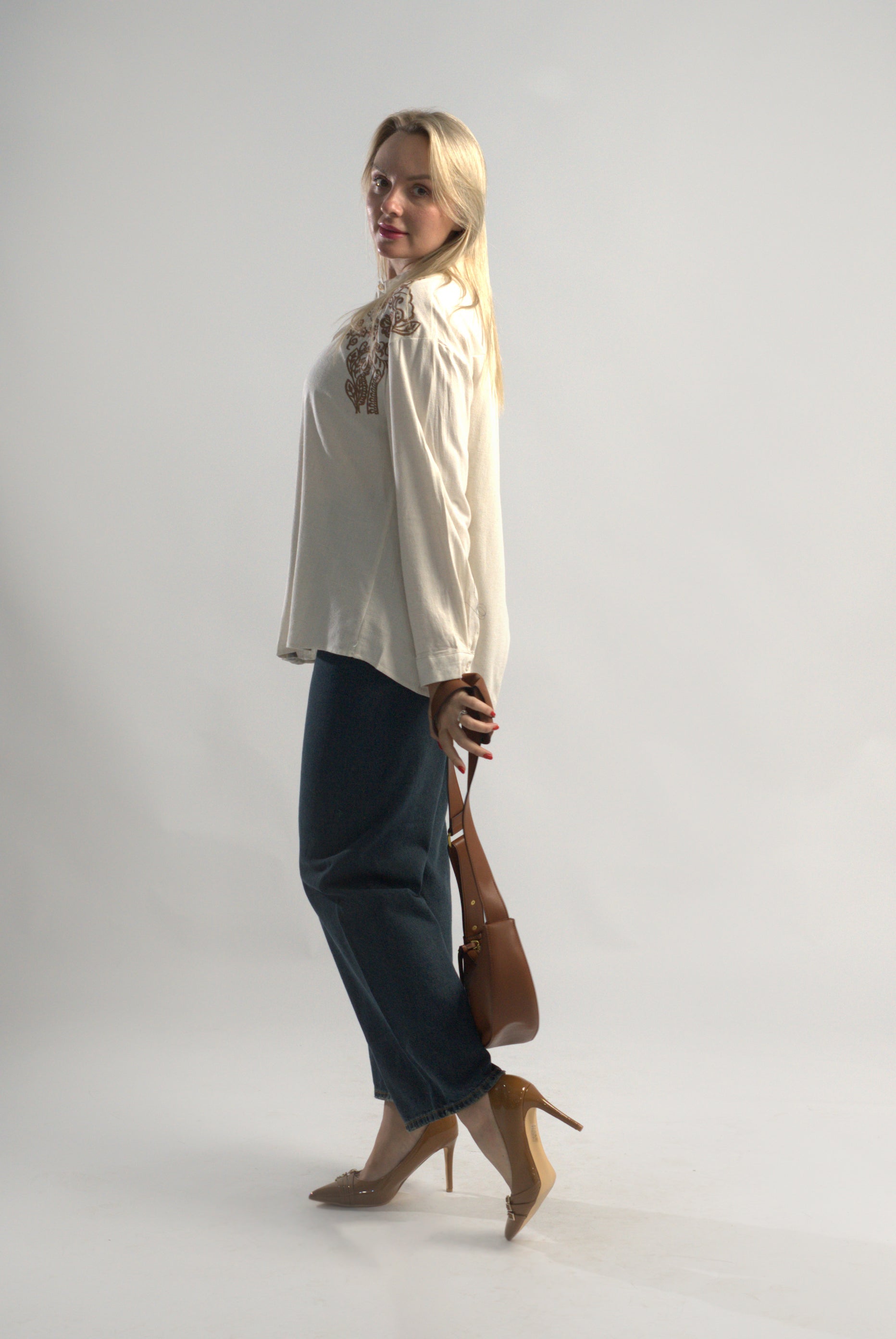 jean large taille haute (RS JEANS RED 24294)