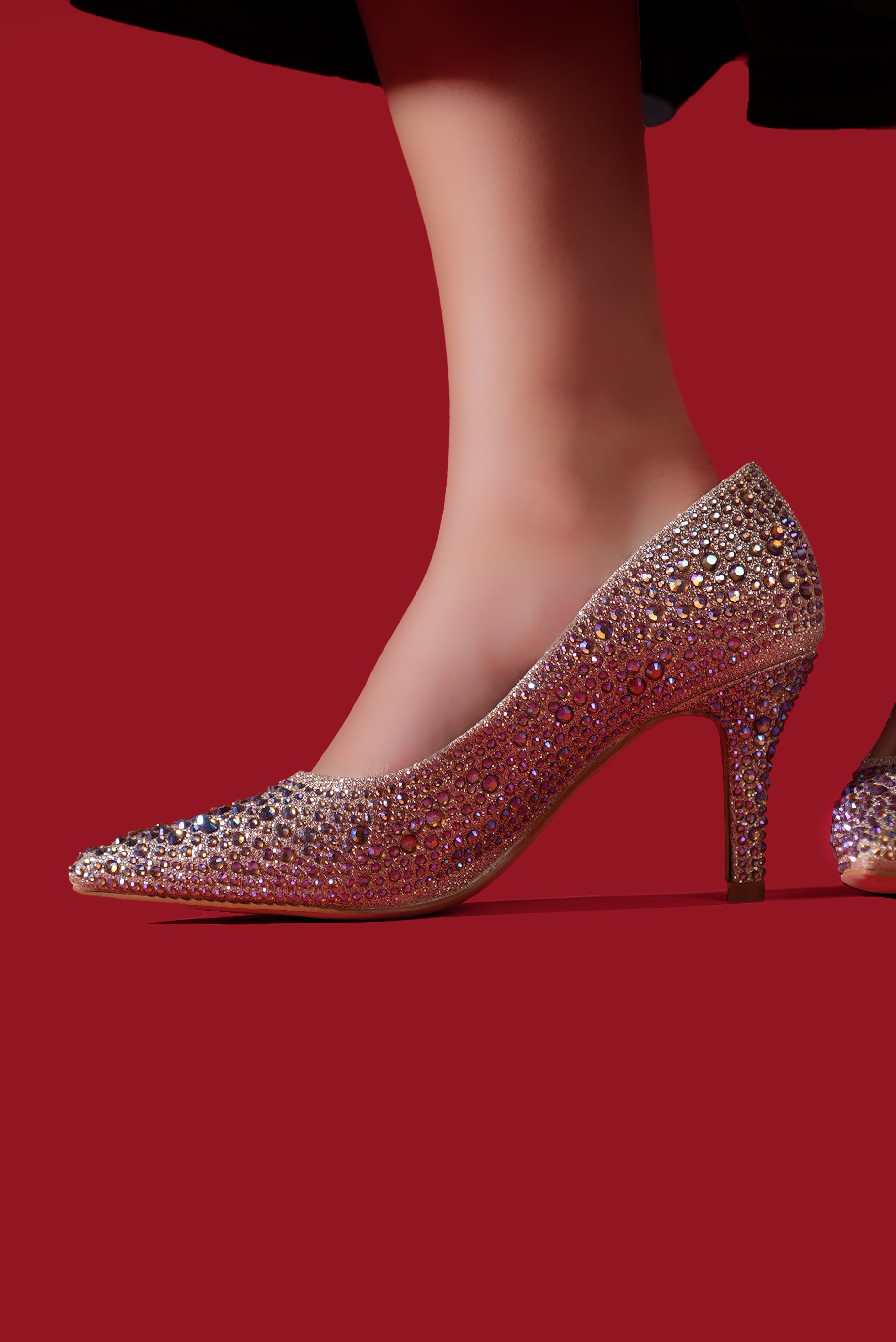 Escarpins à Strass – Élégance & Raffinement