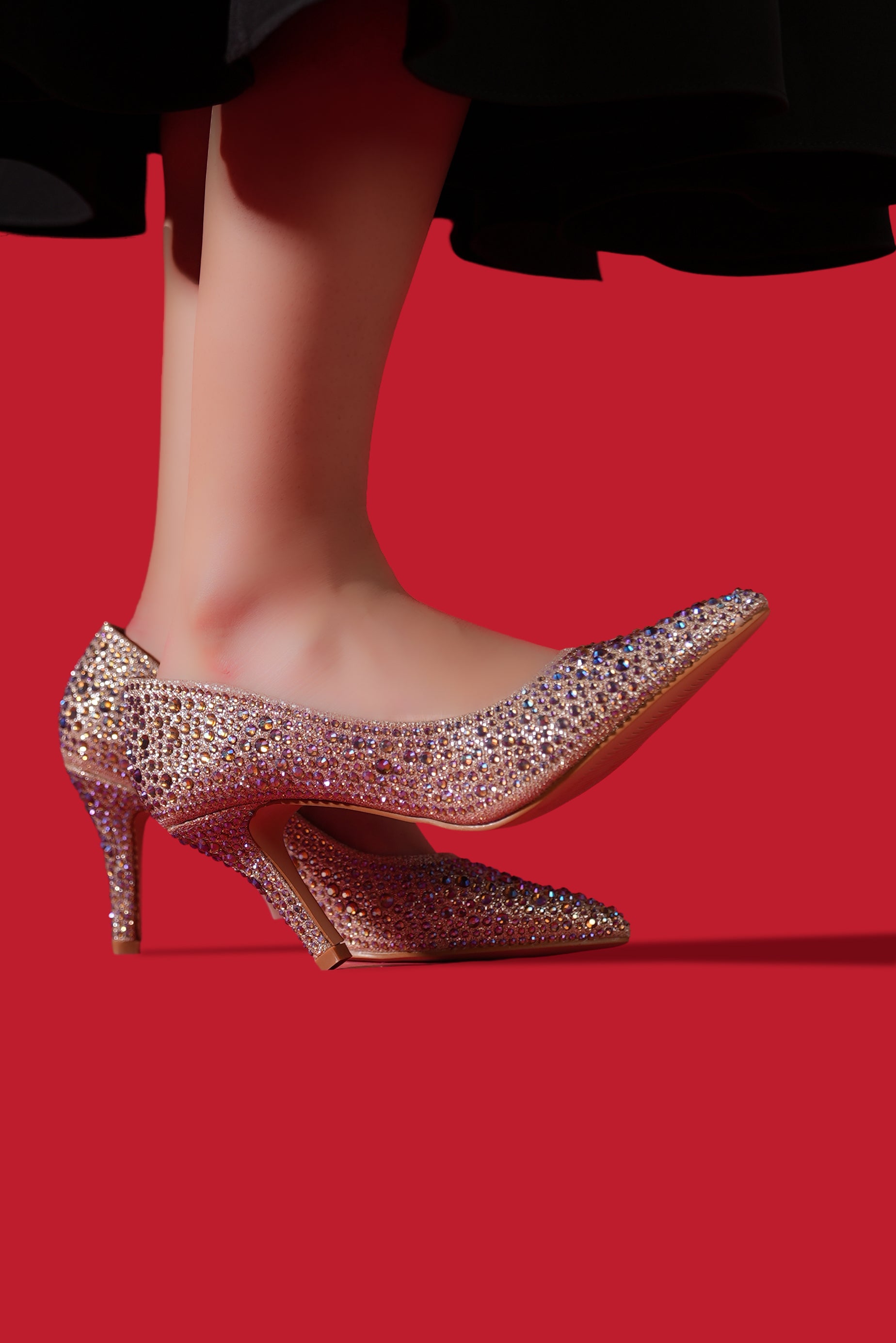 Escarpins à Strass – Élégance & Raffinement