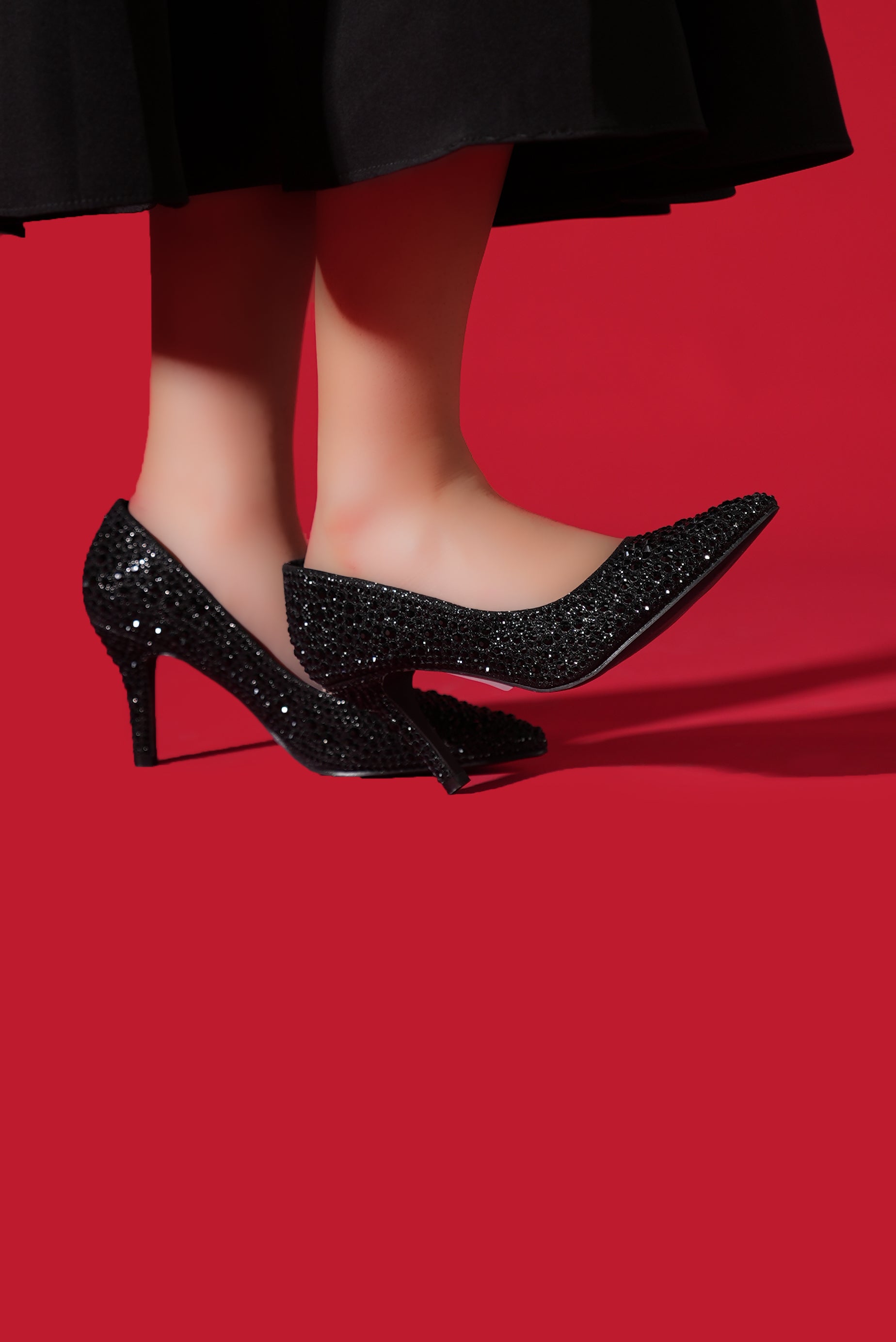 Escarpins à Strass – Élégance & Raffinement